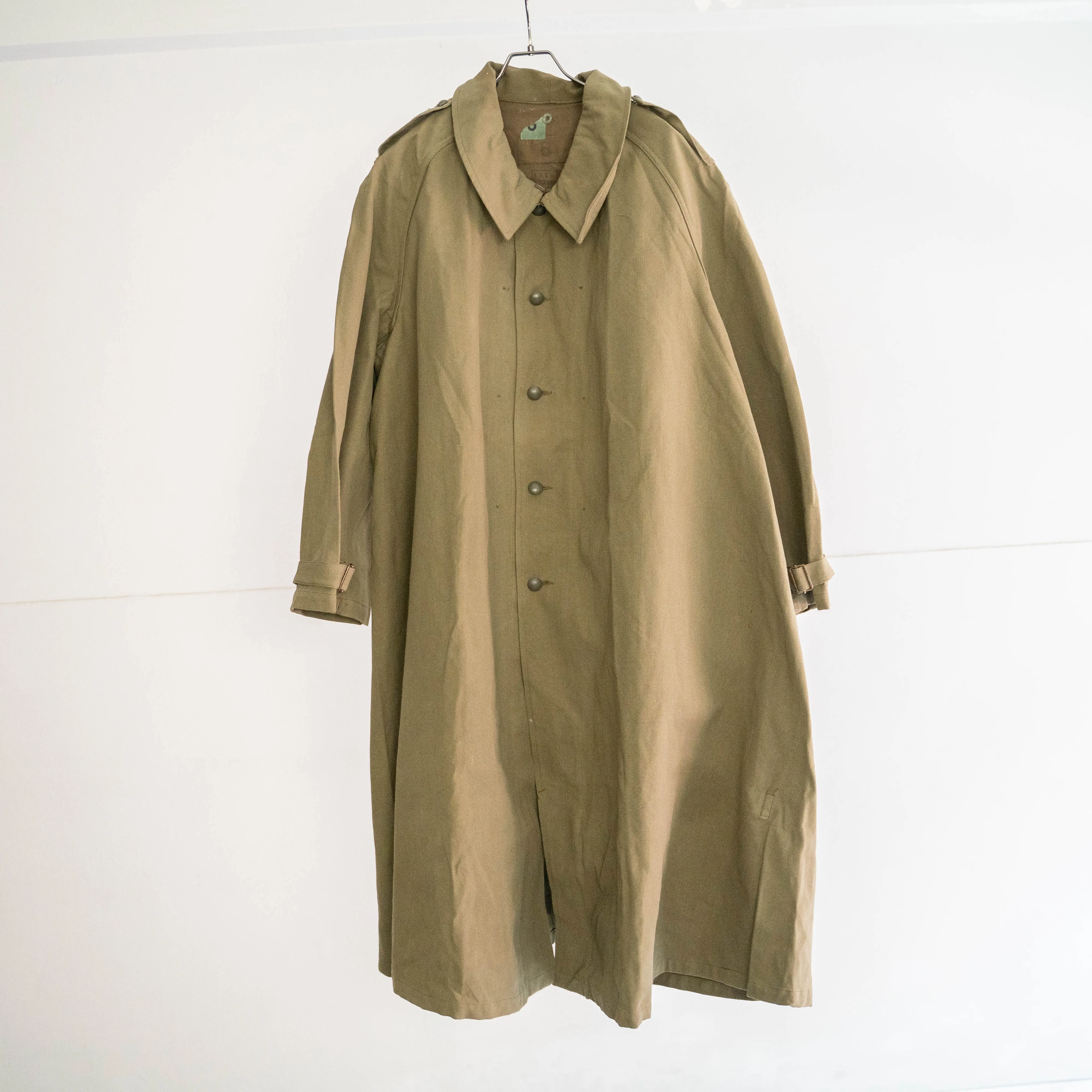 1930-40s French military M35 motorcycle coat  'dead stock'