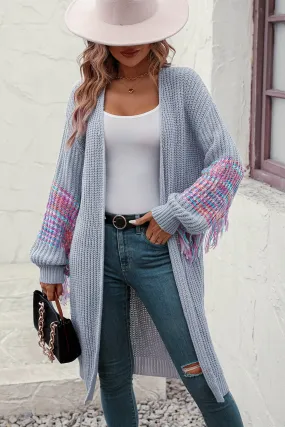 3 Fringe Sleeve Cardigans