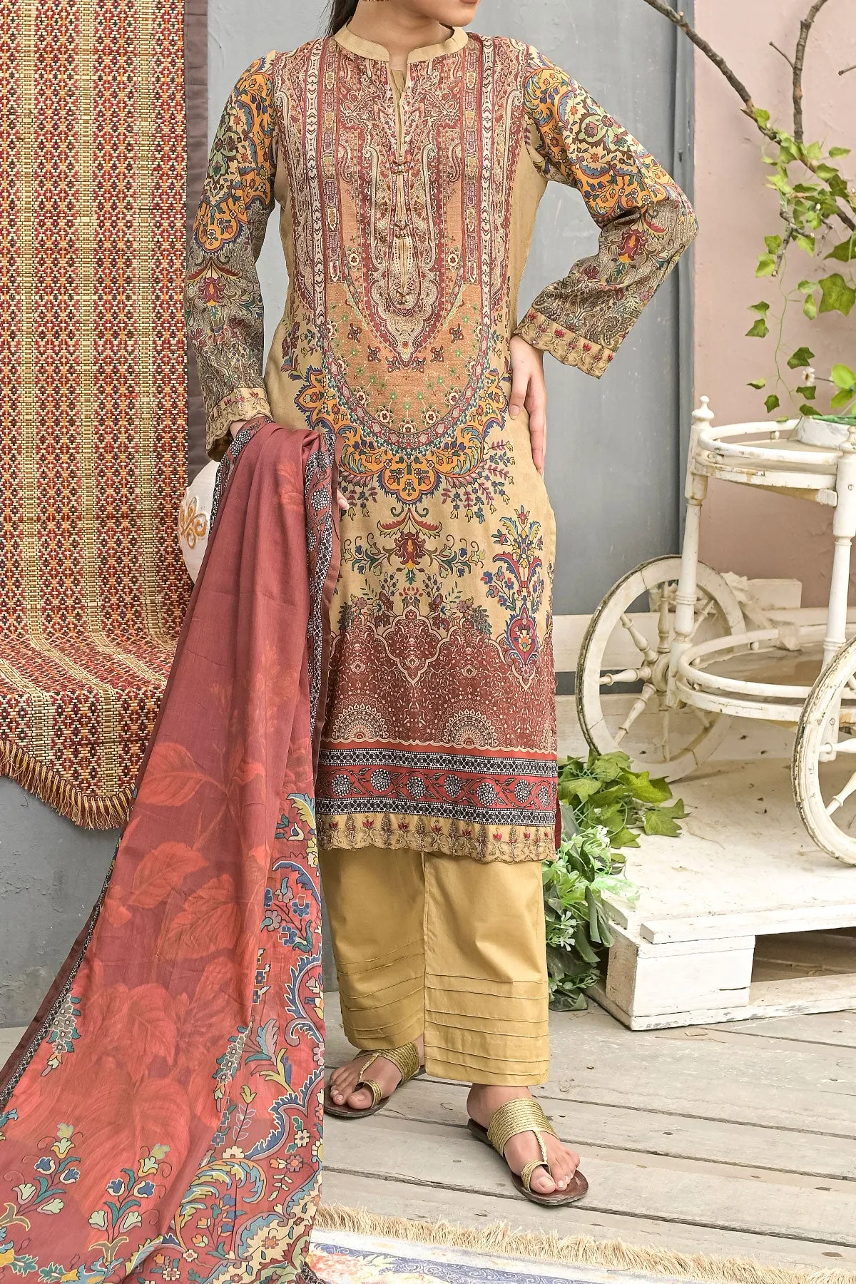 3 PIECE DIGITAL PRINT LAWN| DPC-264