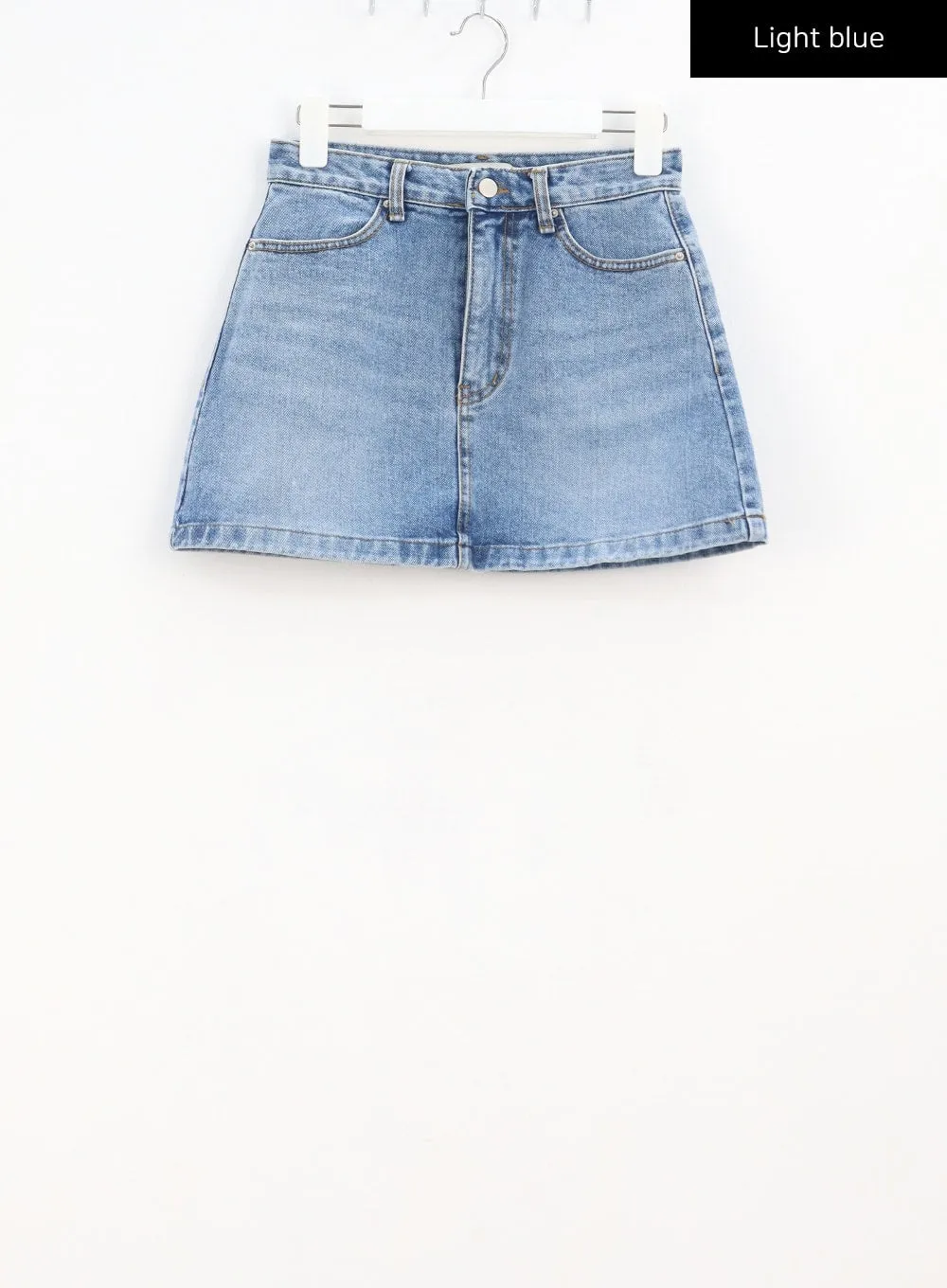 A-Line Denim Mini Skirt CA317