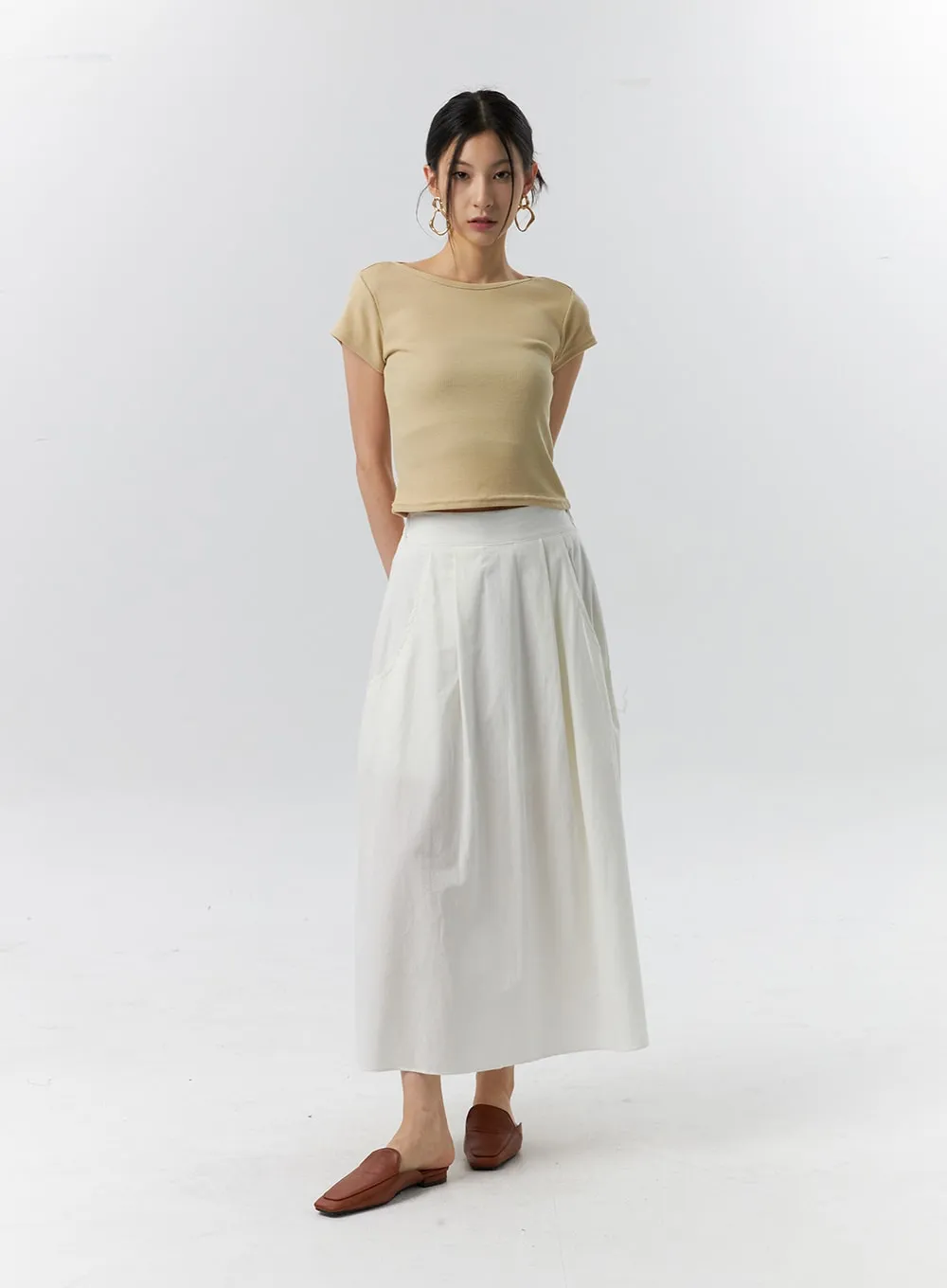 A-Line Maxi Skirt IL326