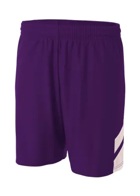 A4 NB5178 Fast Break Youth Short - Purple White