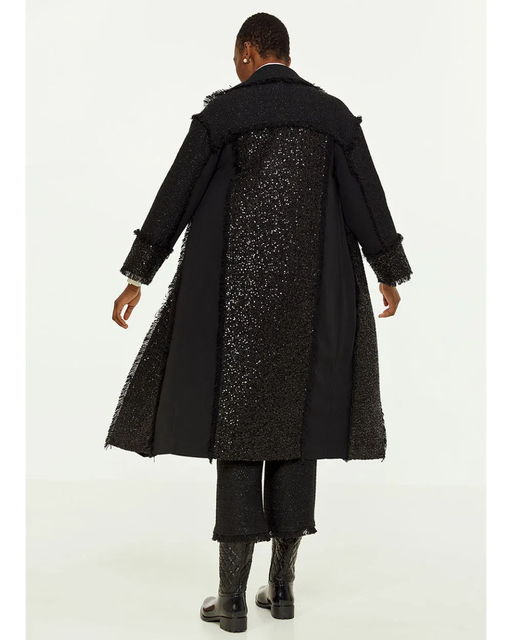 Access Long Sequin Coat