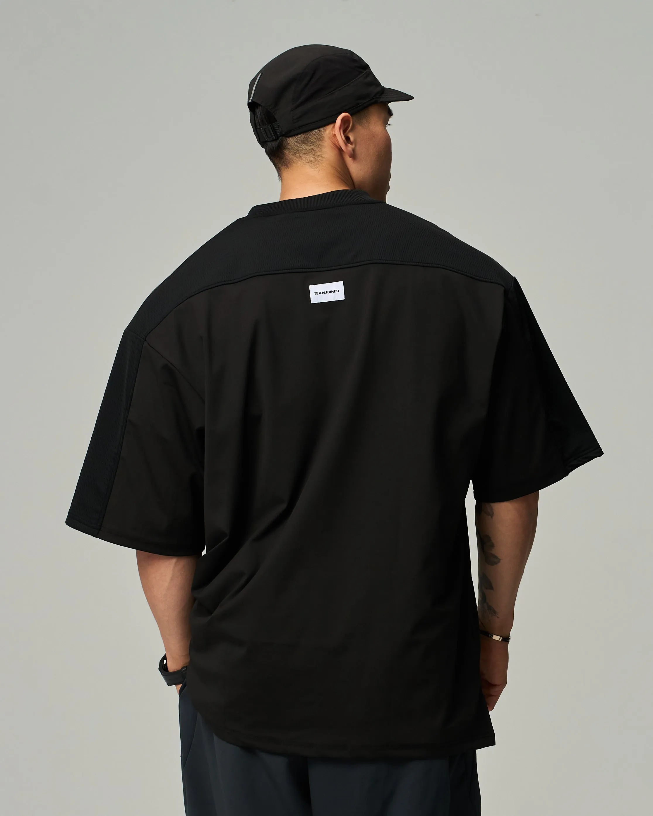 Adapt Mesh Splice Oversized Jersey