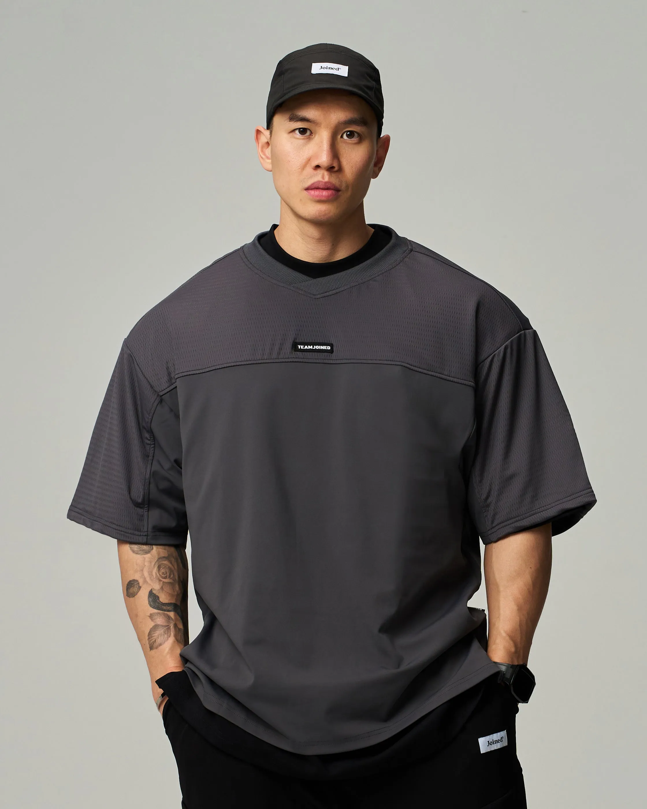 Adapt Mesh Splice Oversized Jersey