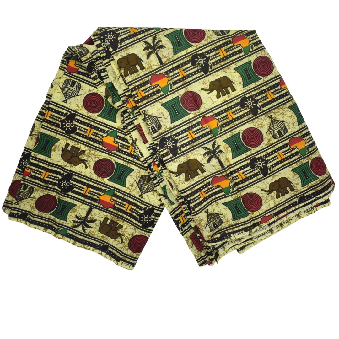 African Print Liberation Colors - CA105