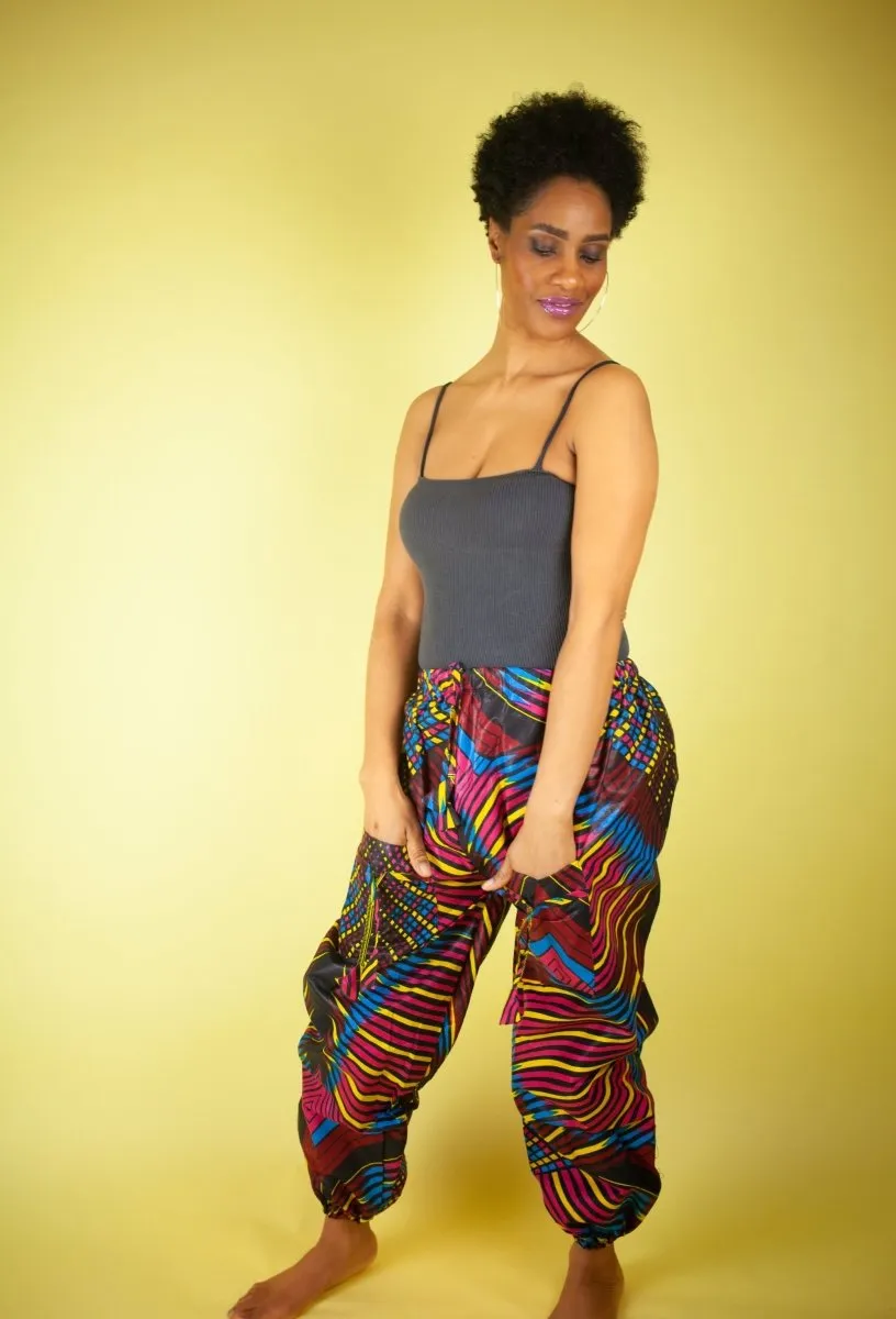 African Trousers In Beautiful Wow Print