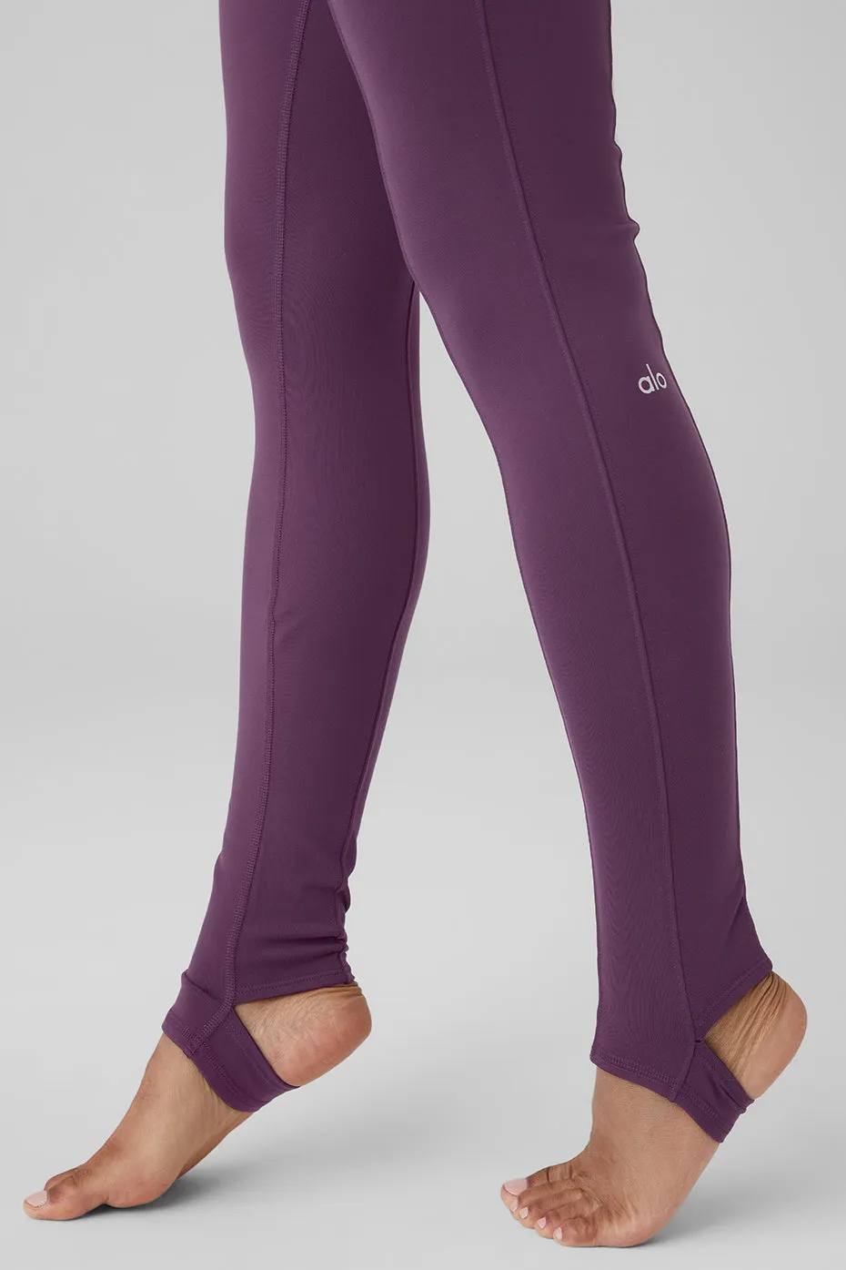 Airbrush High-Waist Enso Legging - Dark Plum