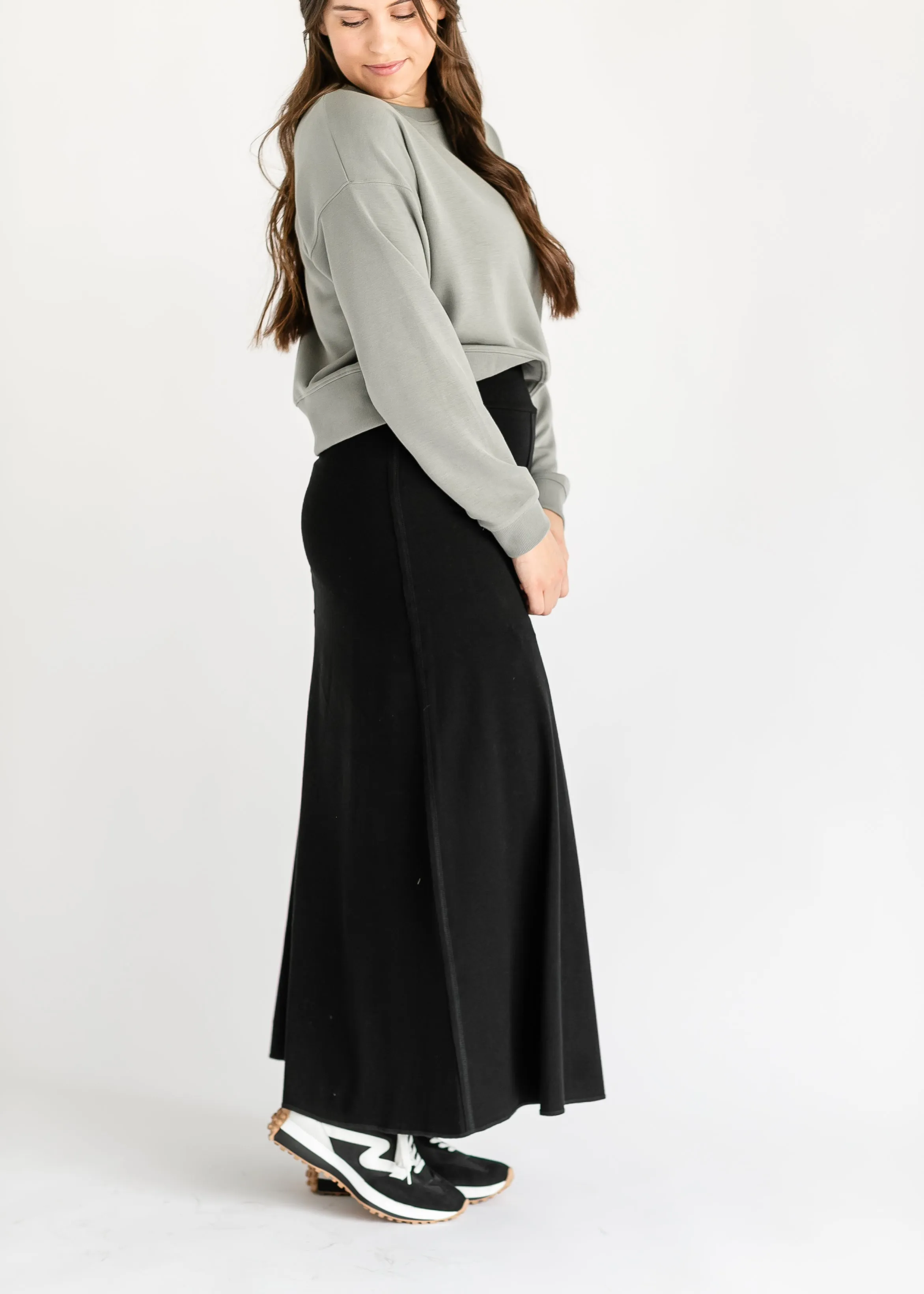 Allison Knit Maxi Skirt