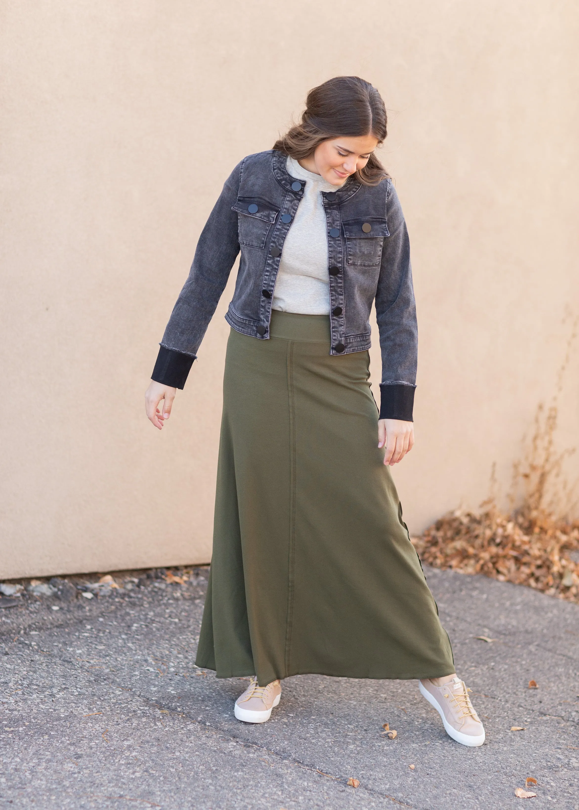 Allison Knit Maxi Skirt