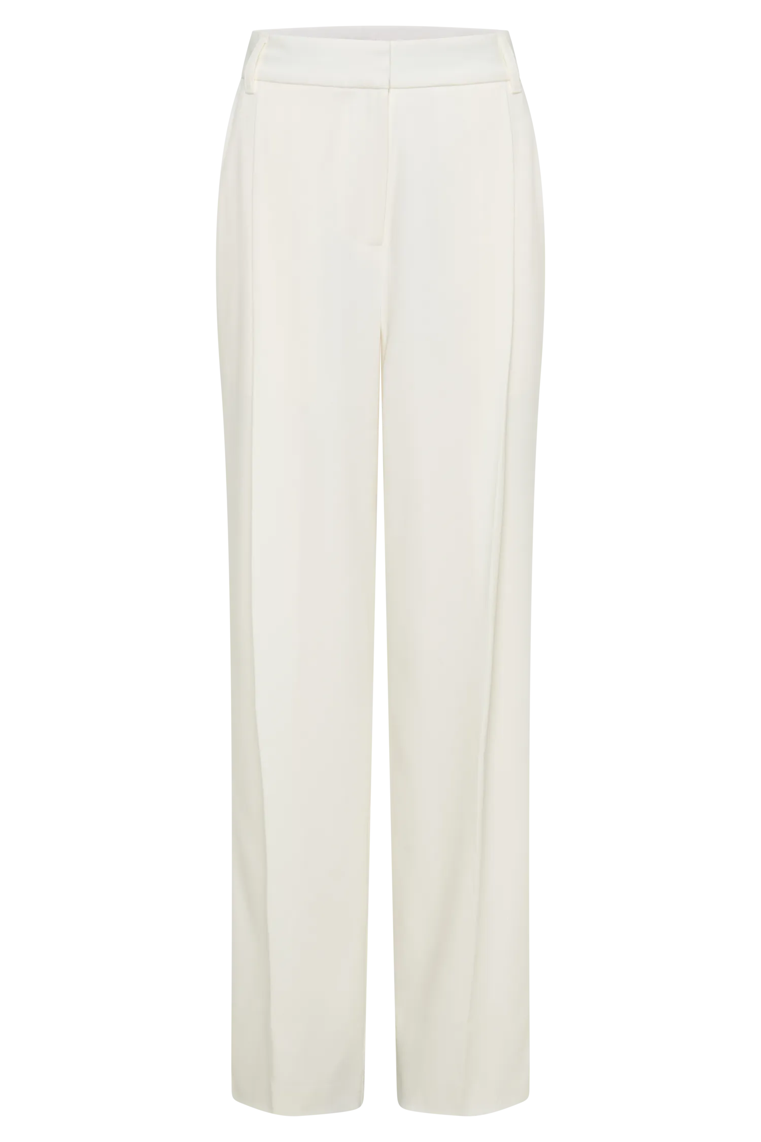 Amelie Suiting Straight Leg Pants - Ivory