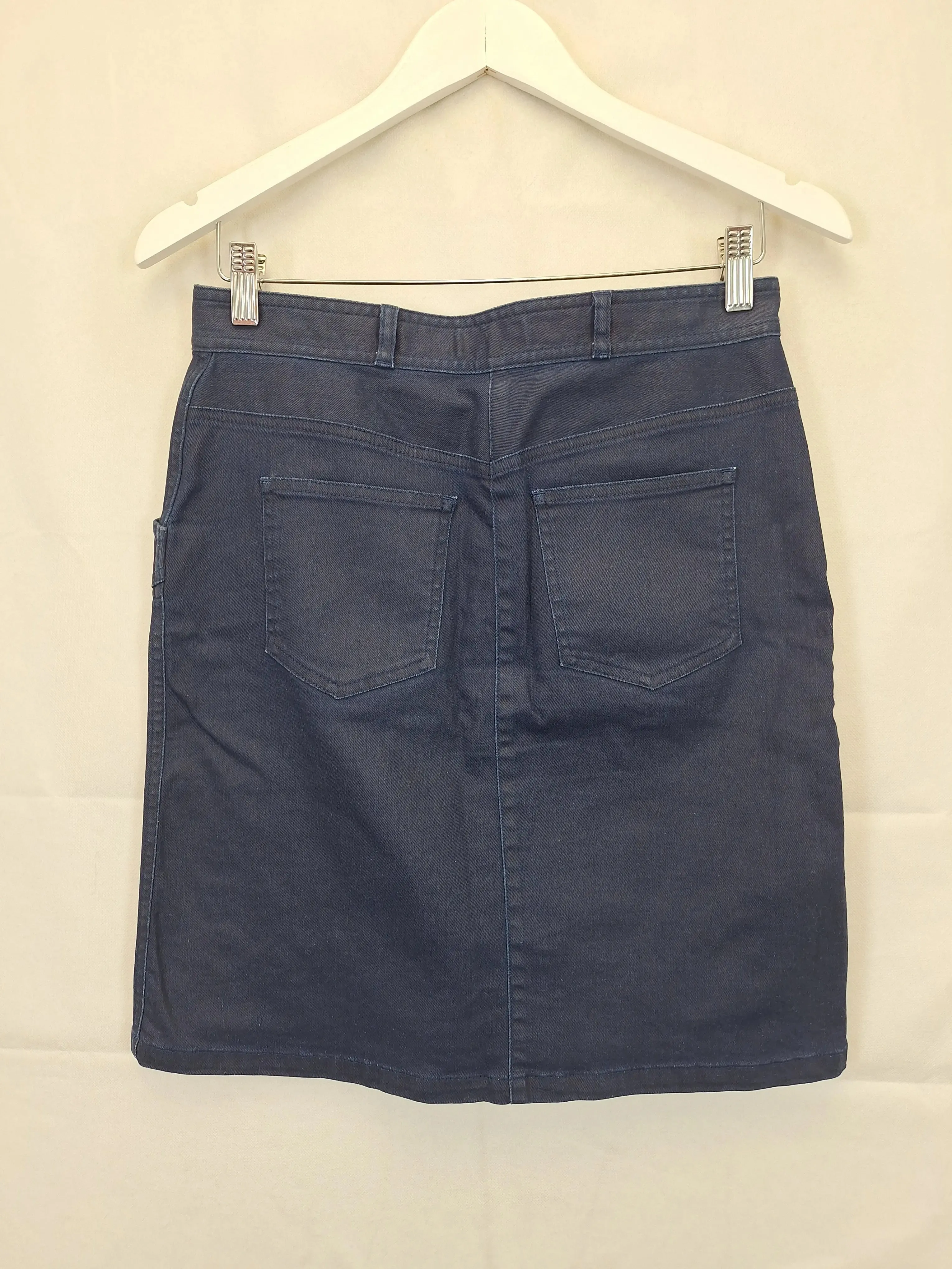 A.P.C Stretch A-line Mini Skirt Size 8