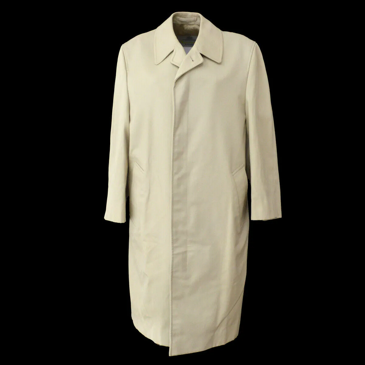 Aquascutum One Panel Sleeves Trench Coat Jacket Beige 02021