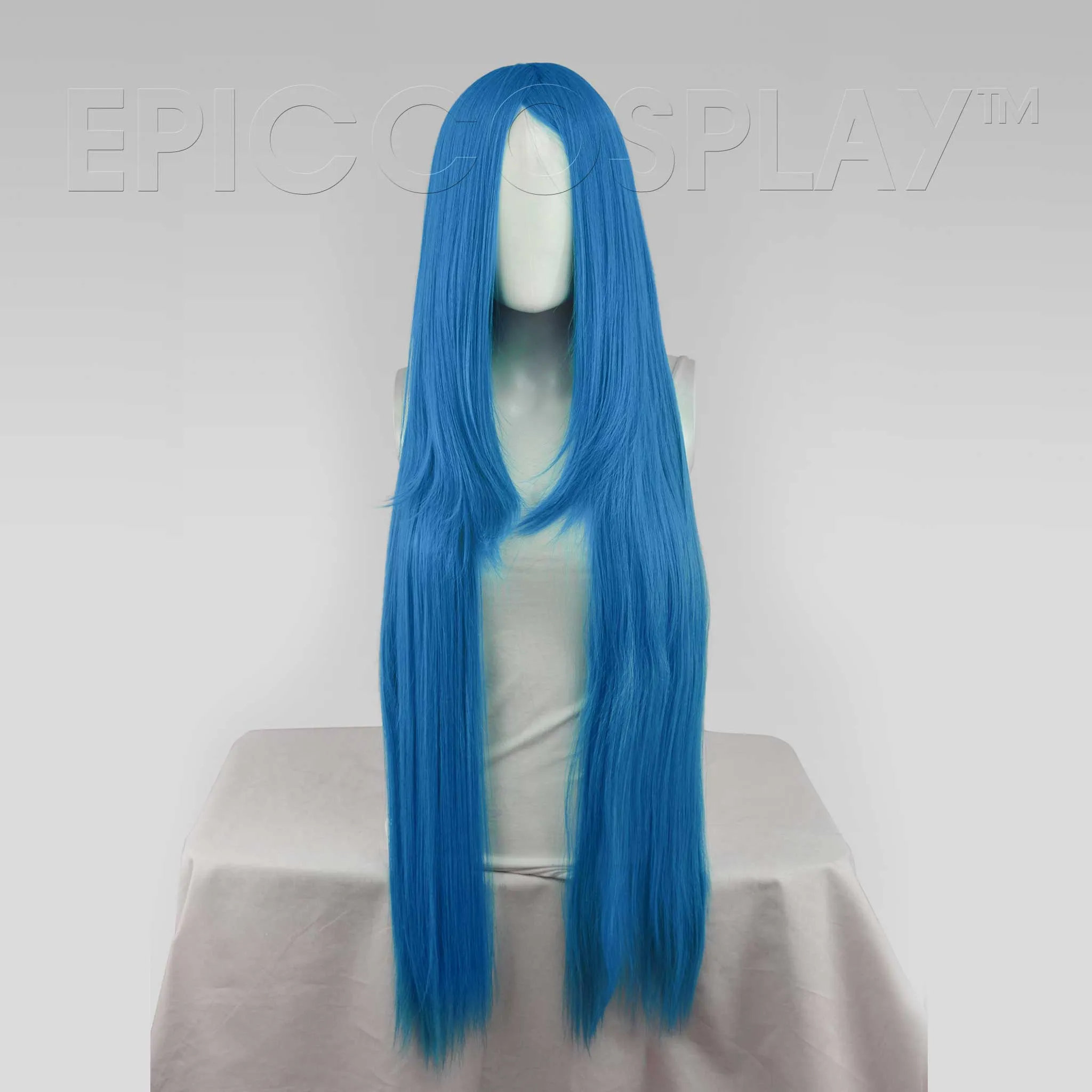 Athena - Teal Blue Mix Wig