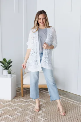 Atlas Crochet Knit Cardigan