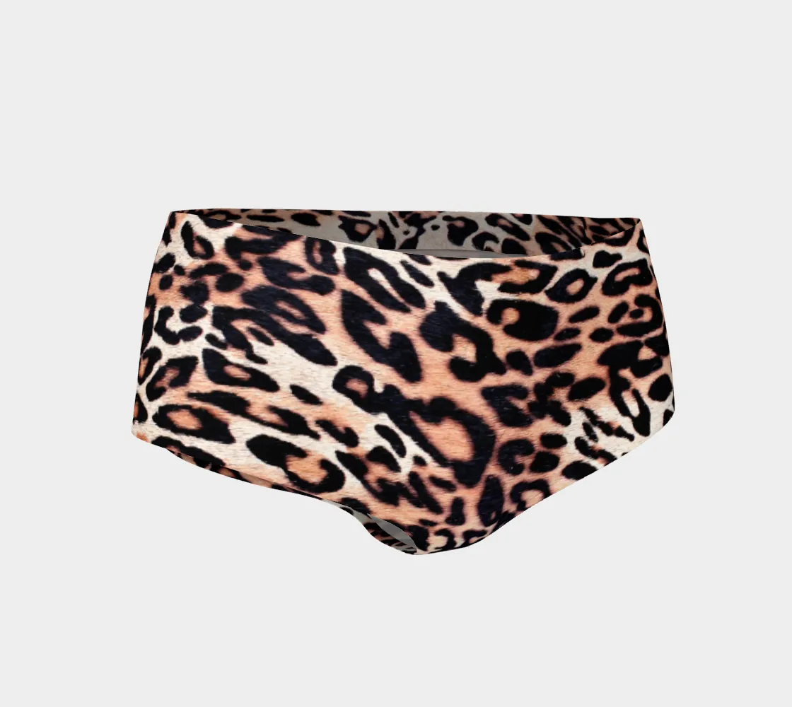 Best Minishorts Leopard Pattern by HeroicU