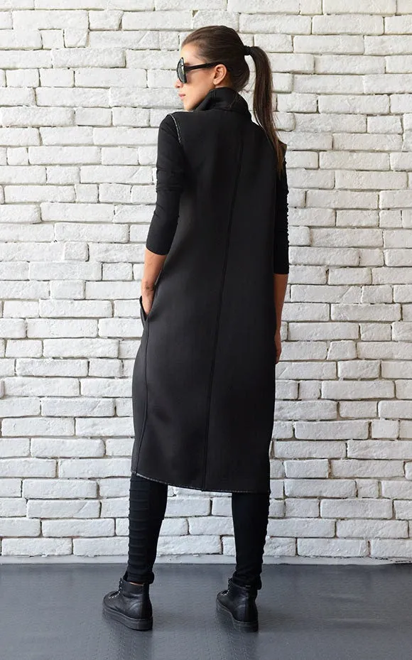 Black Long Cardigan