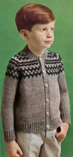 Boy's Cardigan Pattern