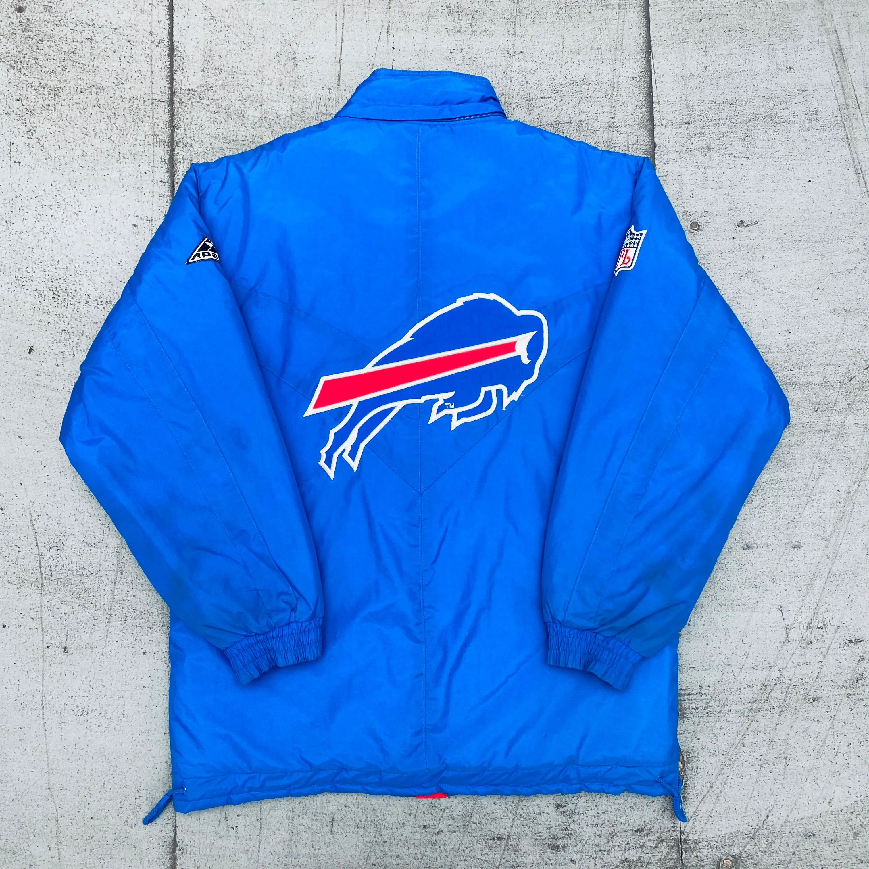 Buffalo Bills: 1990's Apex One Fullzip Proline Trench Coat (M)