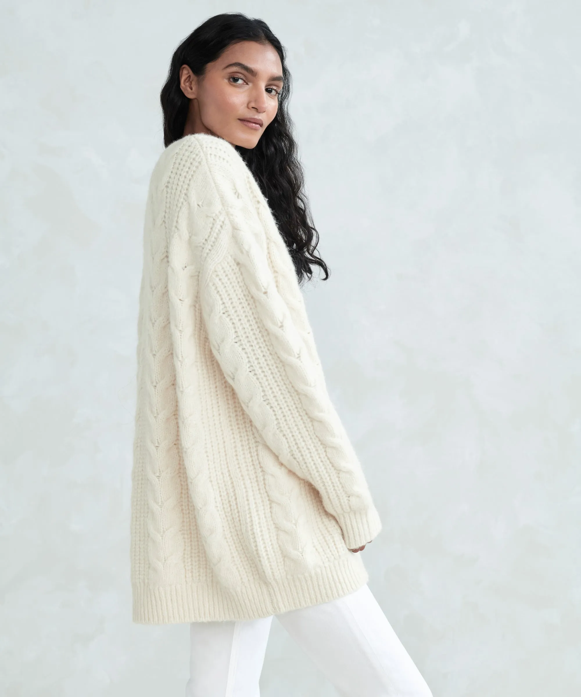 Cable Cocoon Cardigan