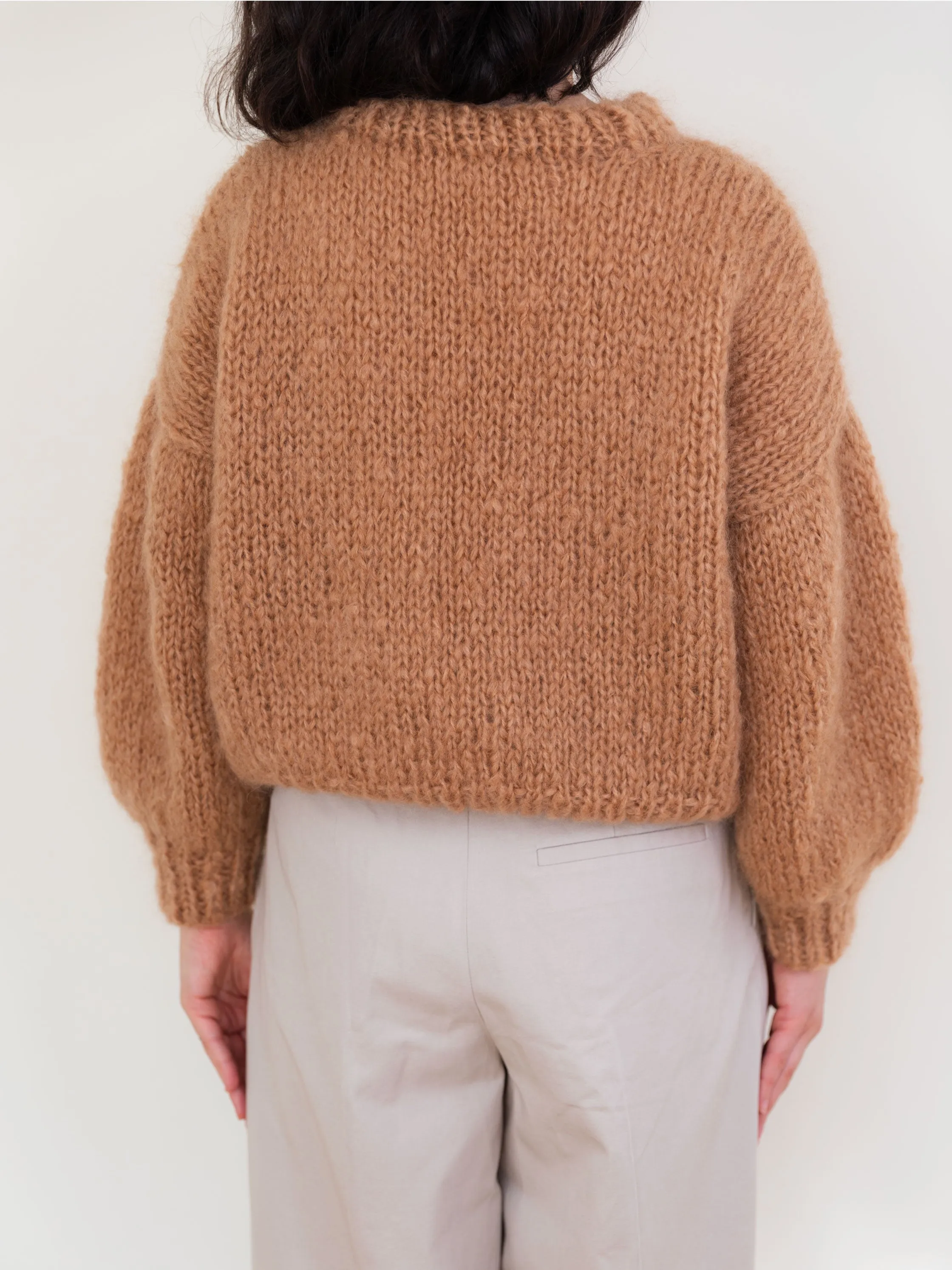 Camel Mohair and Organic Wool Sweater