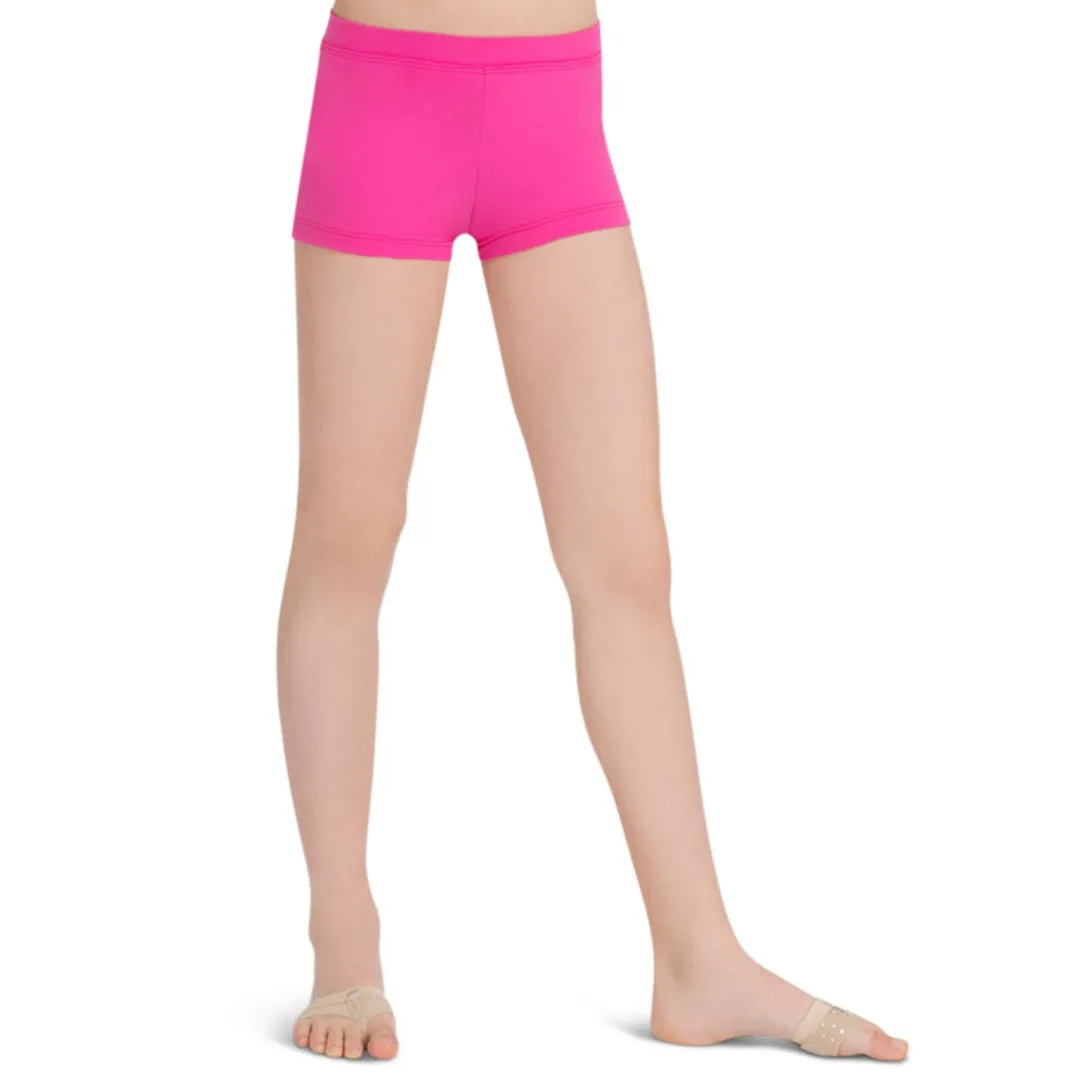 Capezio Children's Boy Cut Low Rise Short - Hot Pink