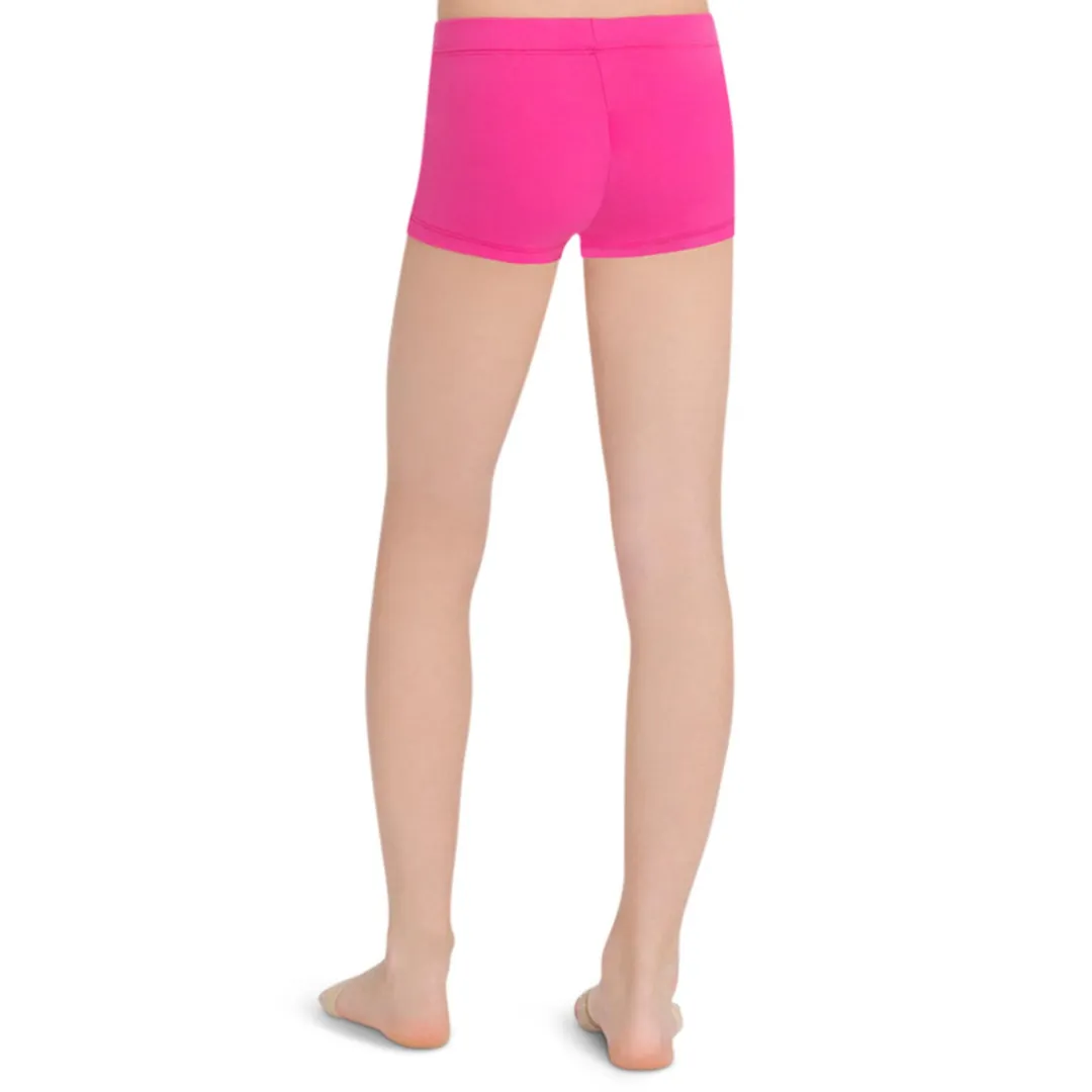 Capezio Children's Boy Cut Low Rise Short - Hot Pink