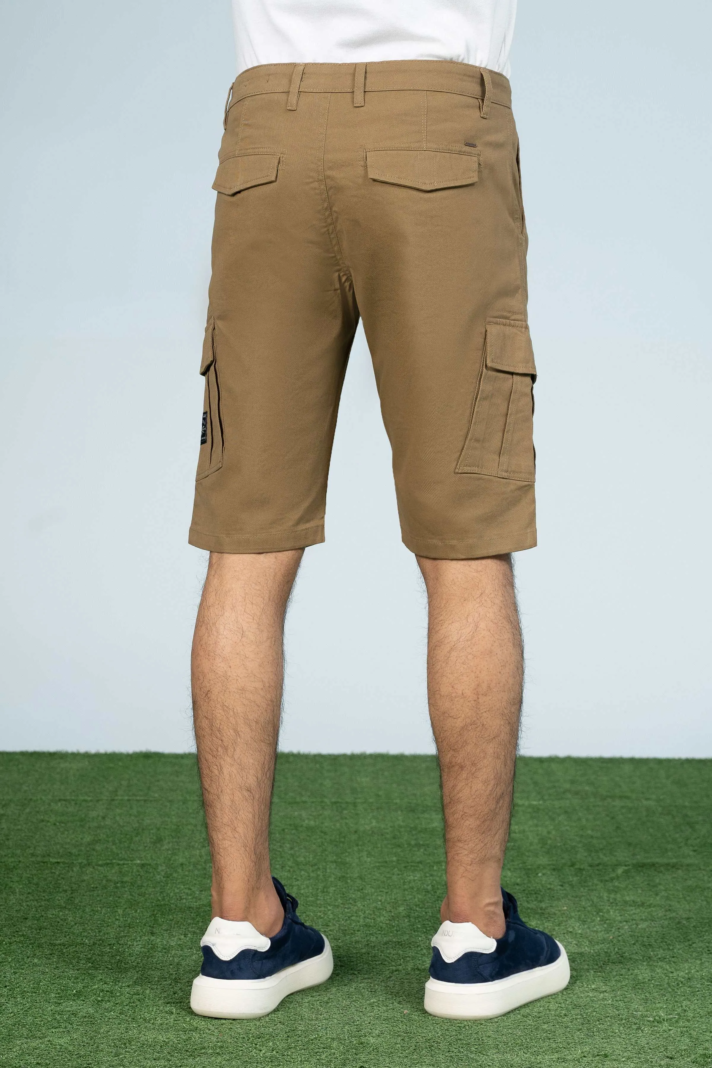 CARGO REGULAR FIT SHORTS KHAKI