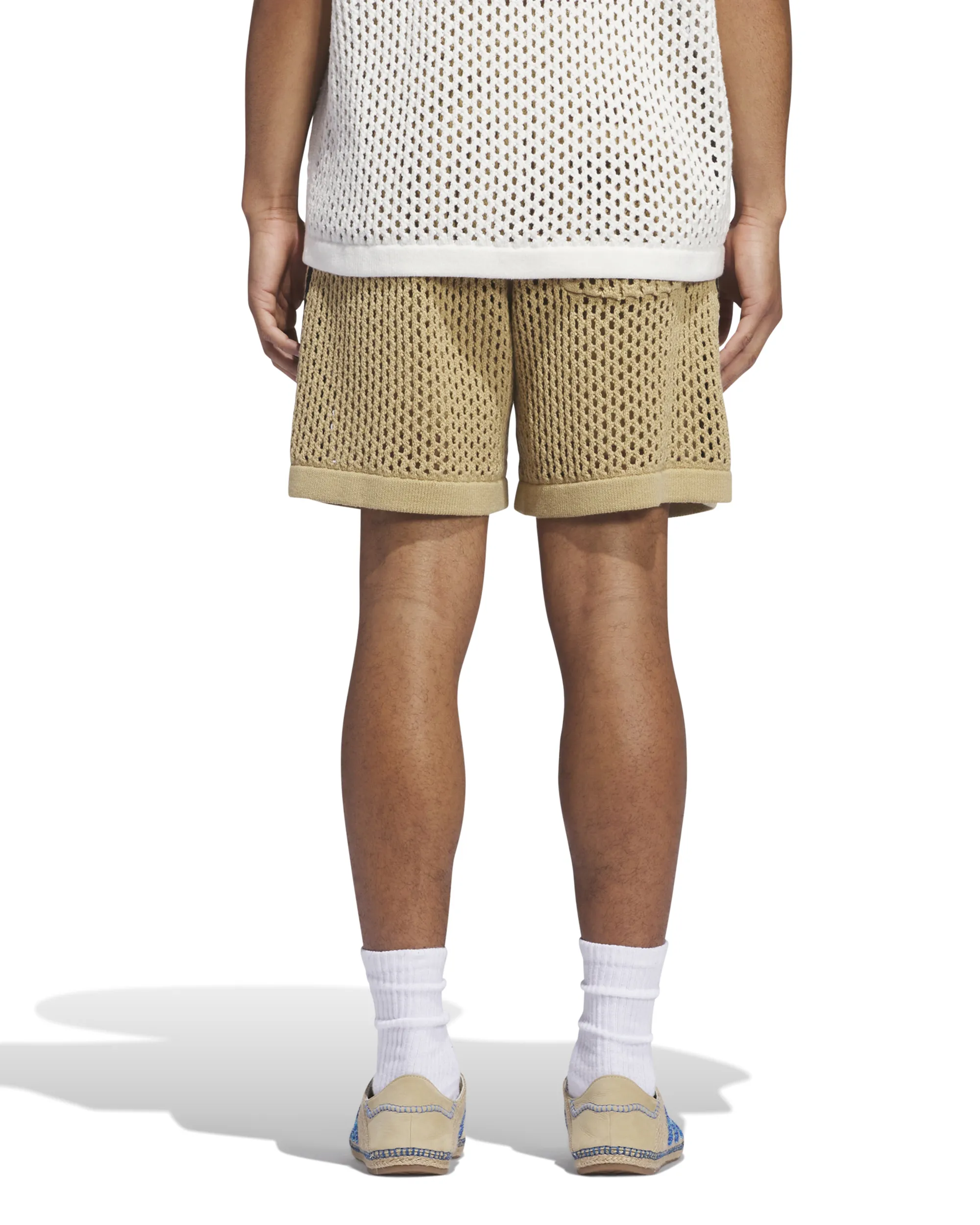 Clot Crochet Shorts - Beige Tone