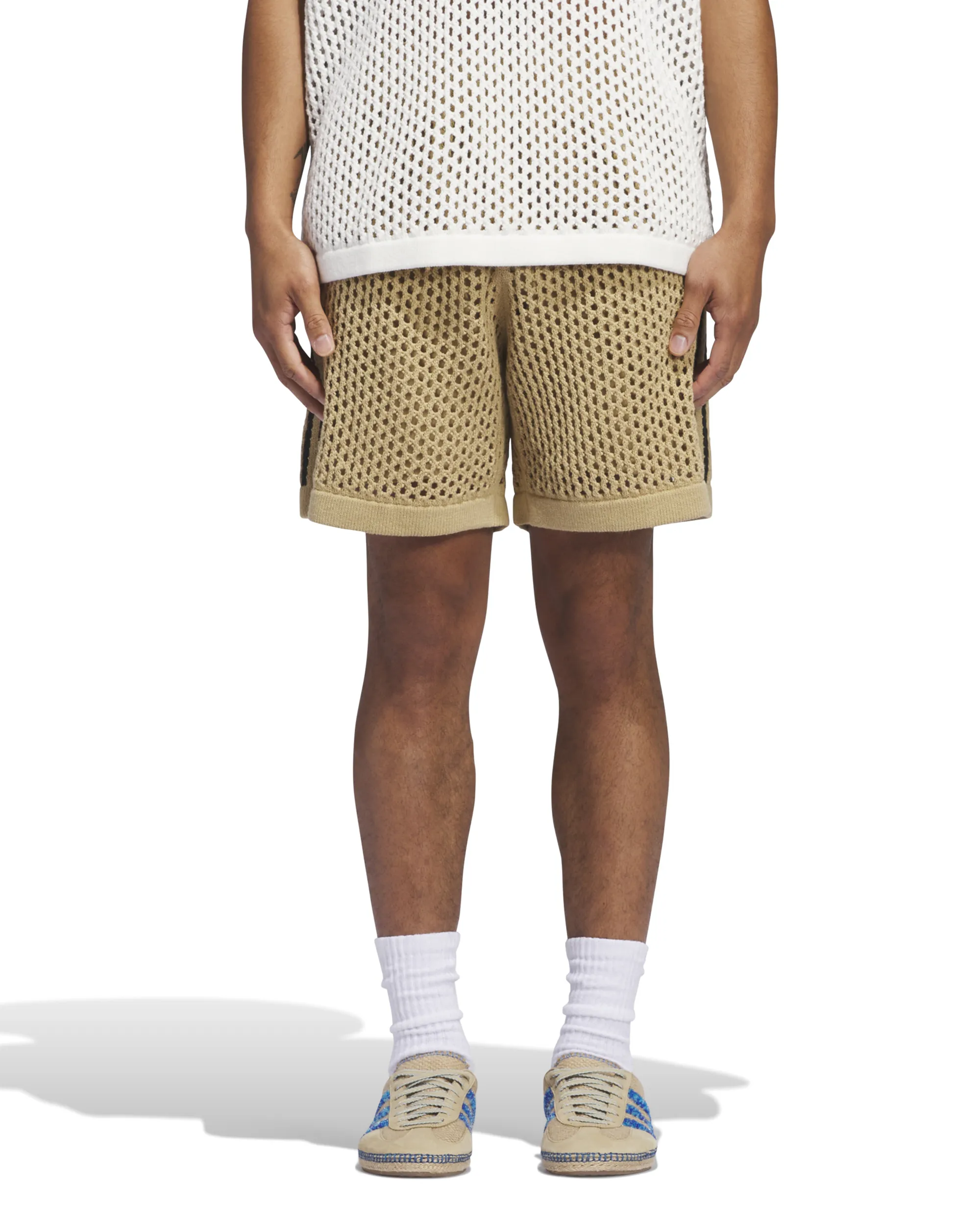 Clot Crochet Shorts - Beige Tone