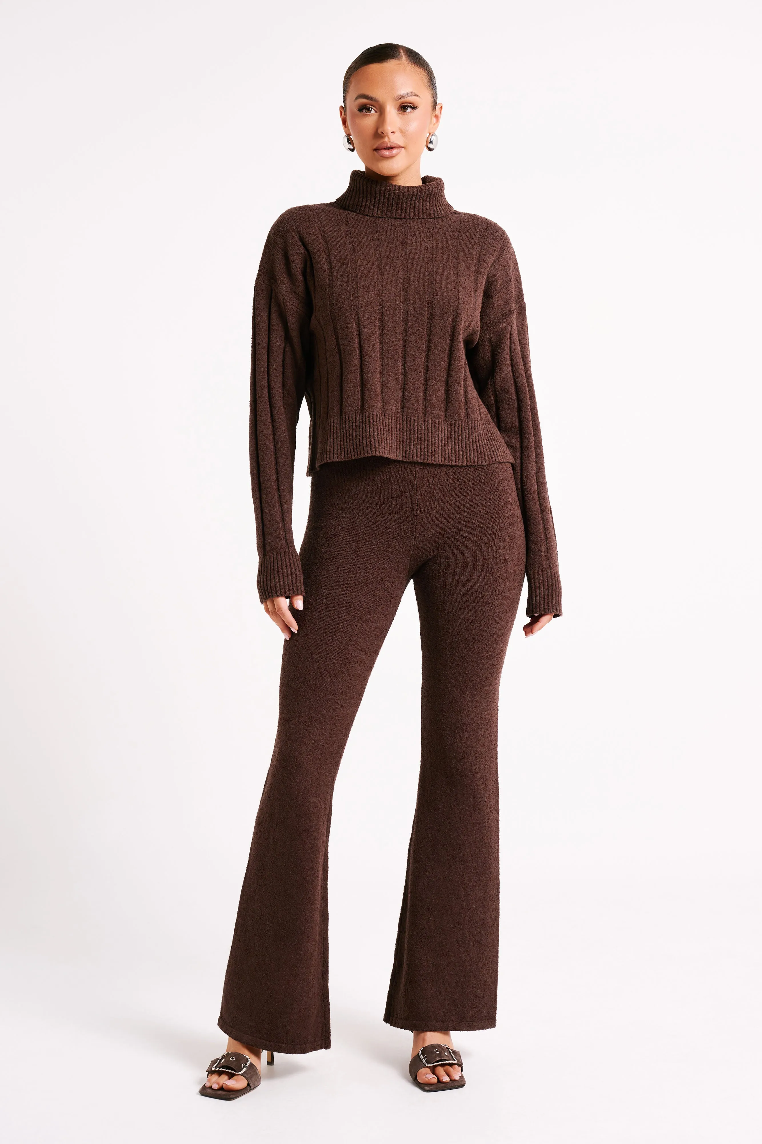 Cupid Long Sleeve Turtle Neck - Chocolate