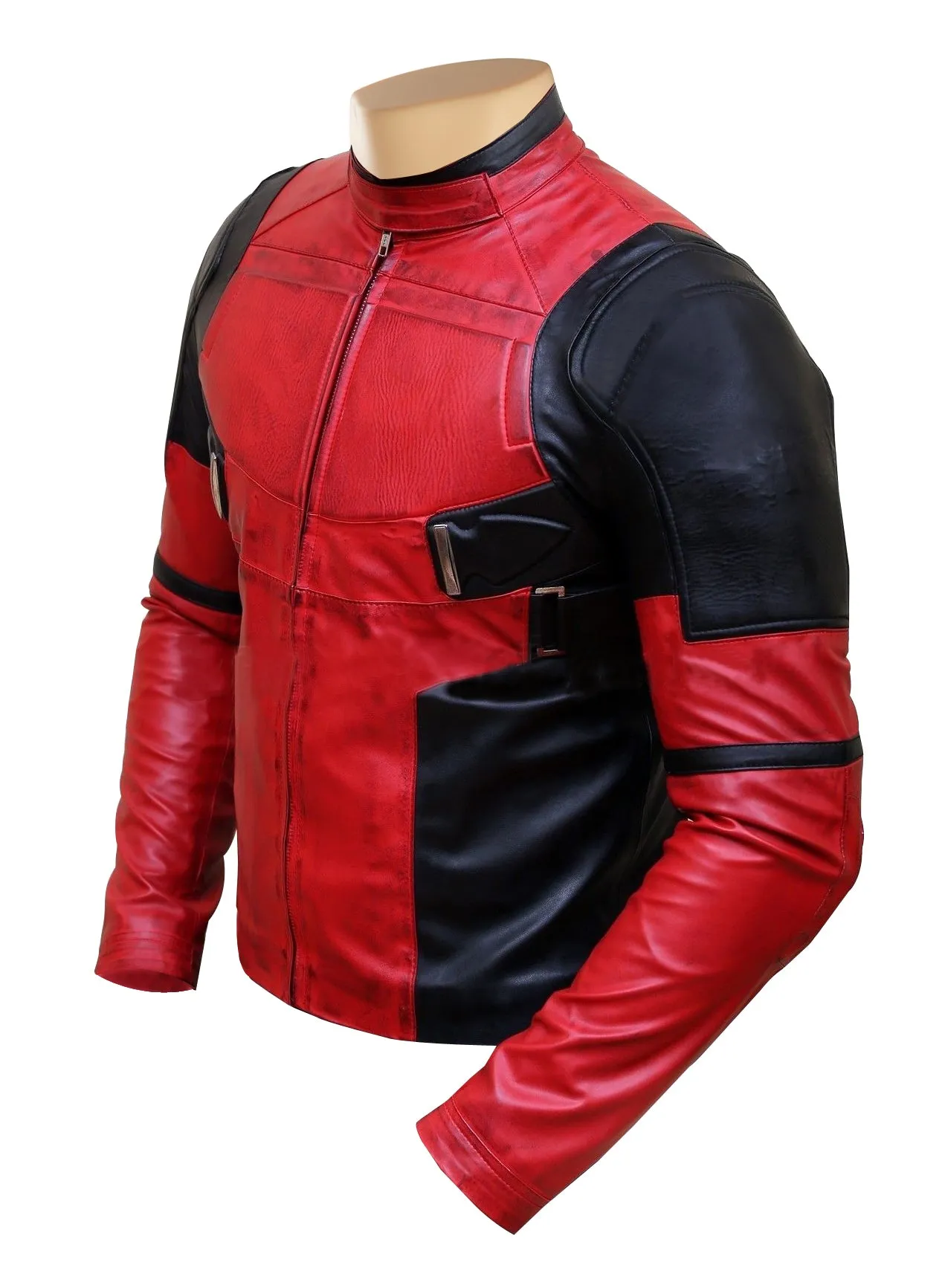 Deadpool Red and Black Cosplay Jacket