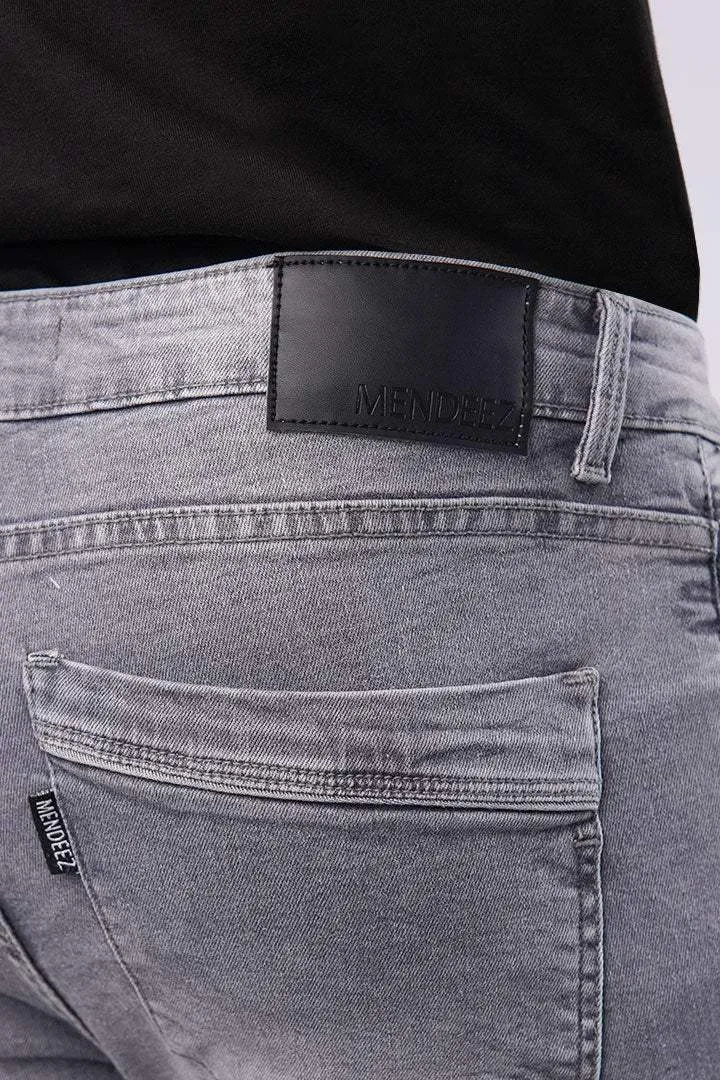 Faded Slim Fit Denim - Charcoal Grey