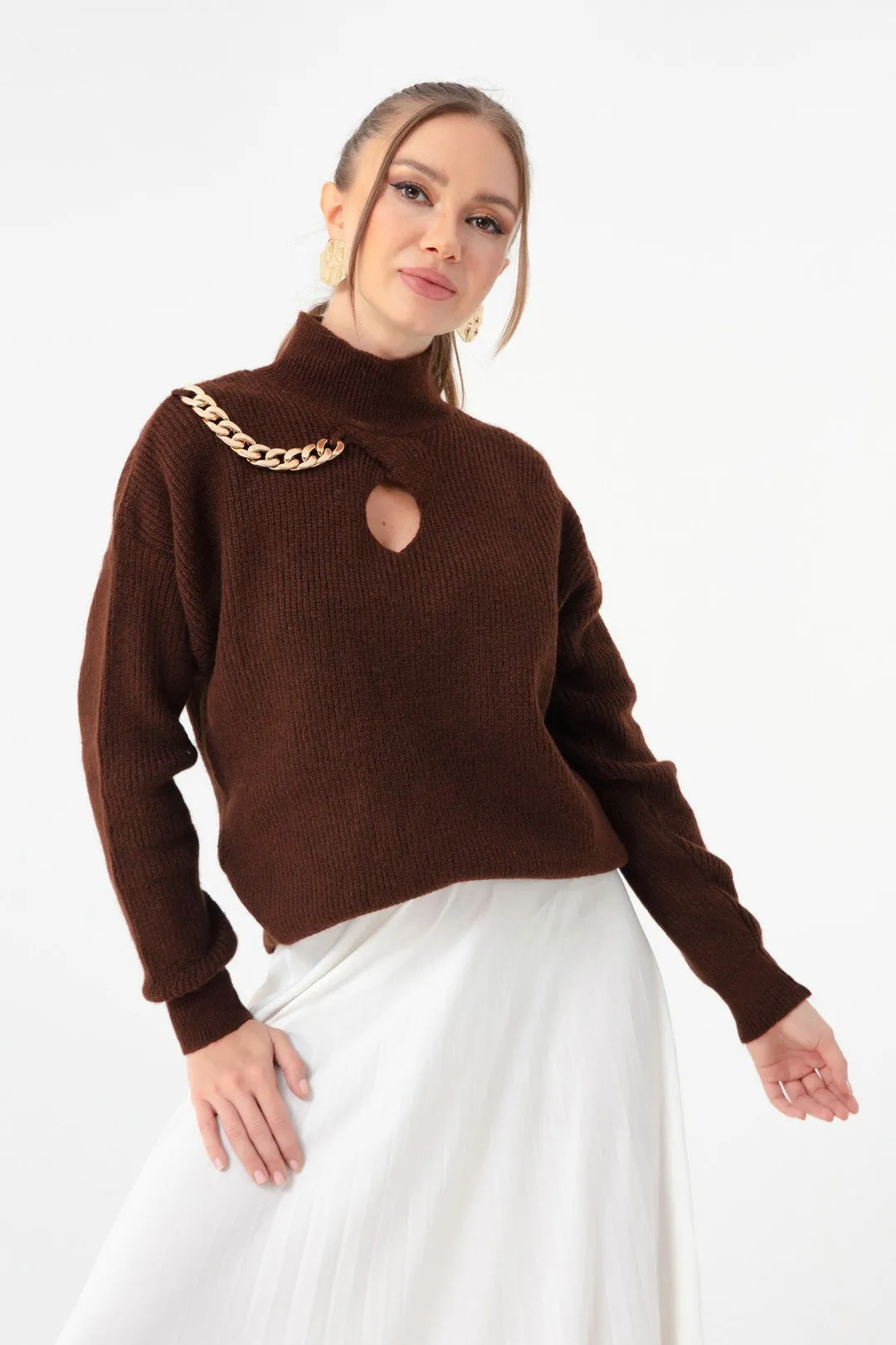 Female Chain Shardon Knitwear Sweater