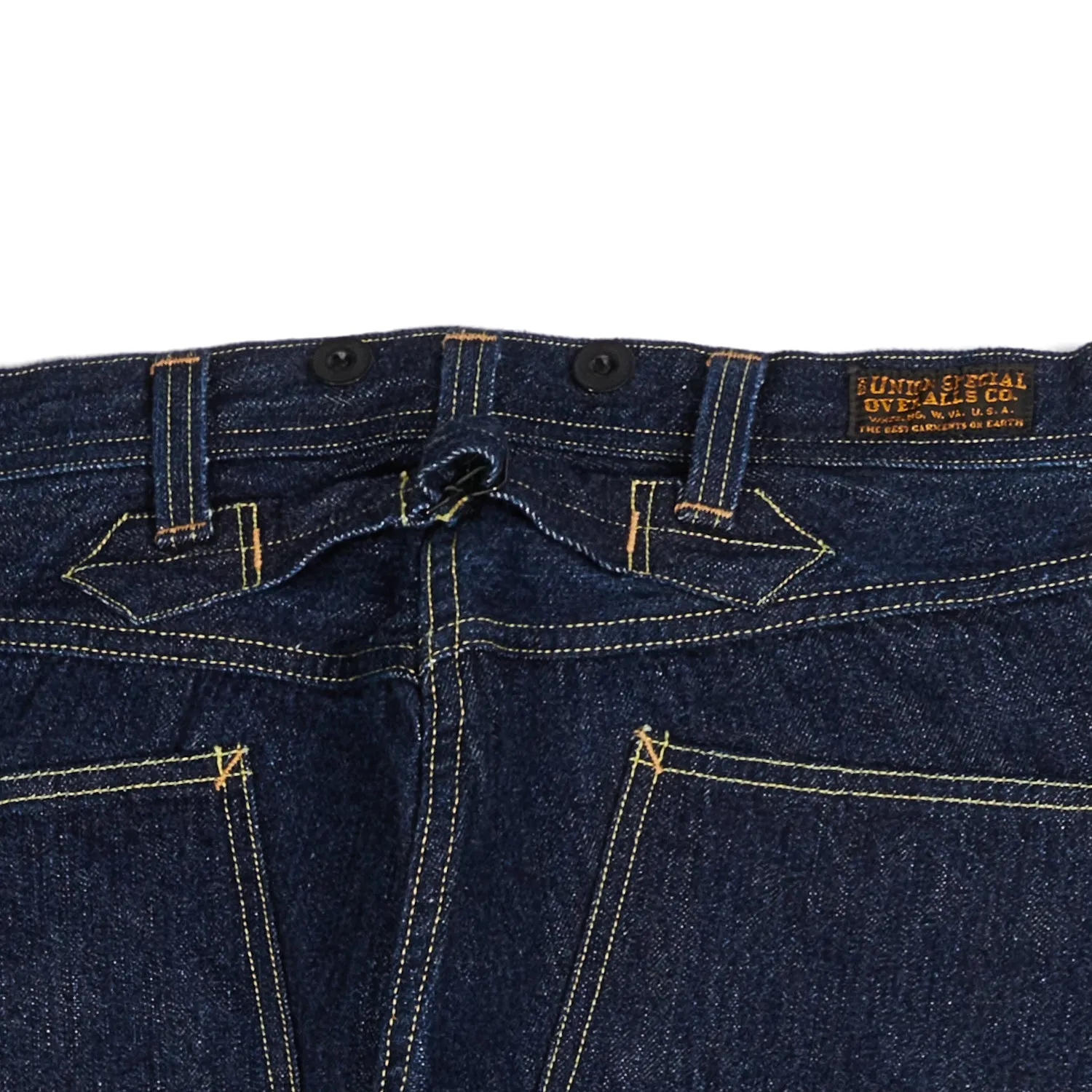 Freewheelers 2022004 'Bake Head' 14oz Denim Overall - Rinsed