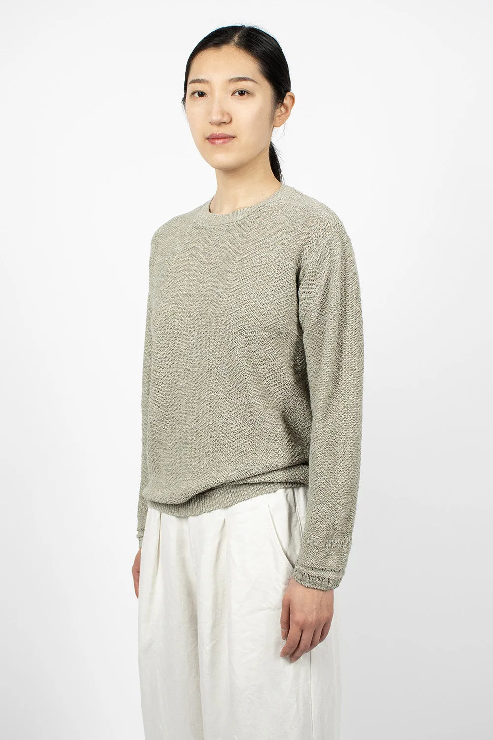 Hemp Pullover Light Green