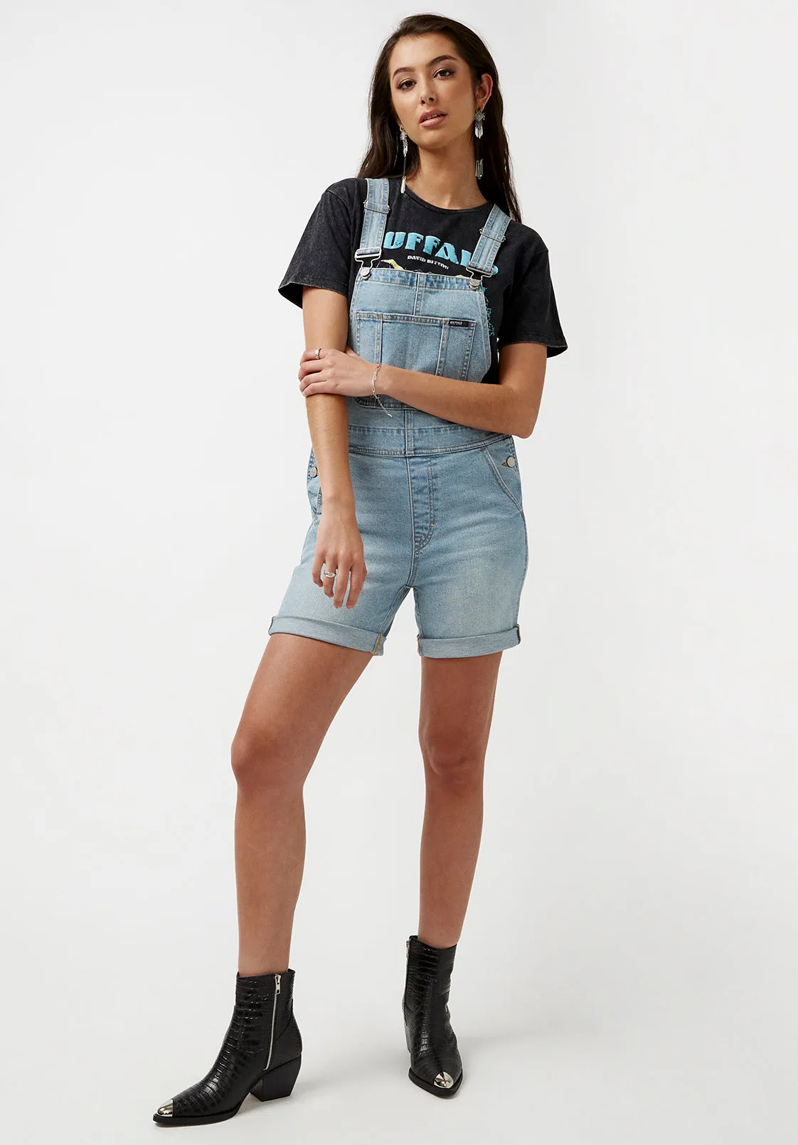 Holly Vintage Overalls Shorts - BL15881