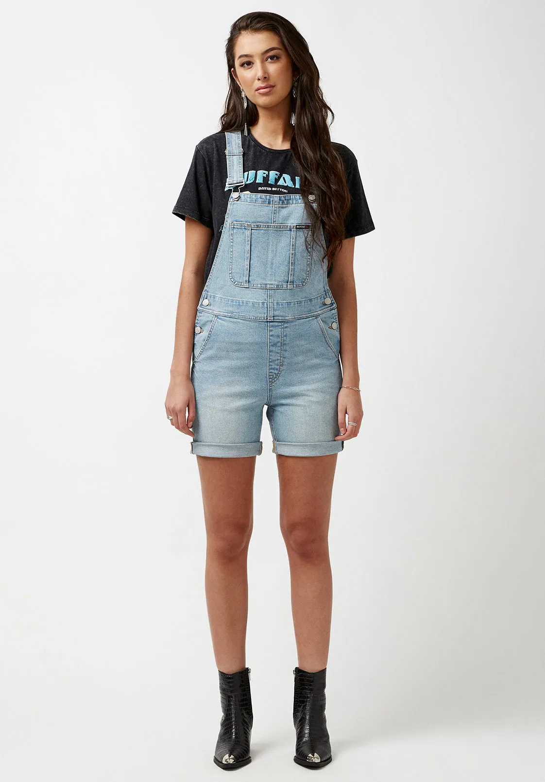 Holly Vintage Overalls Shorts - BL15881