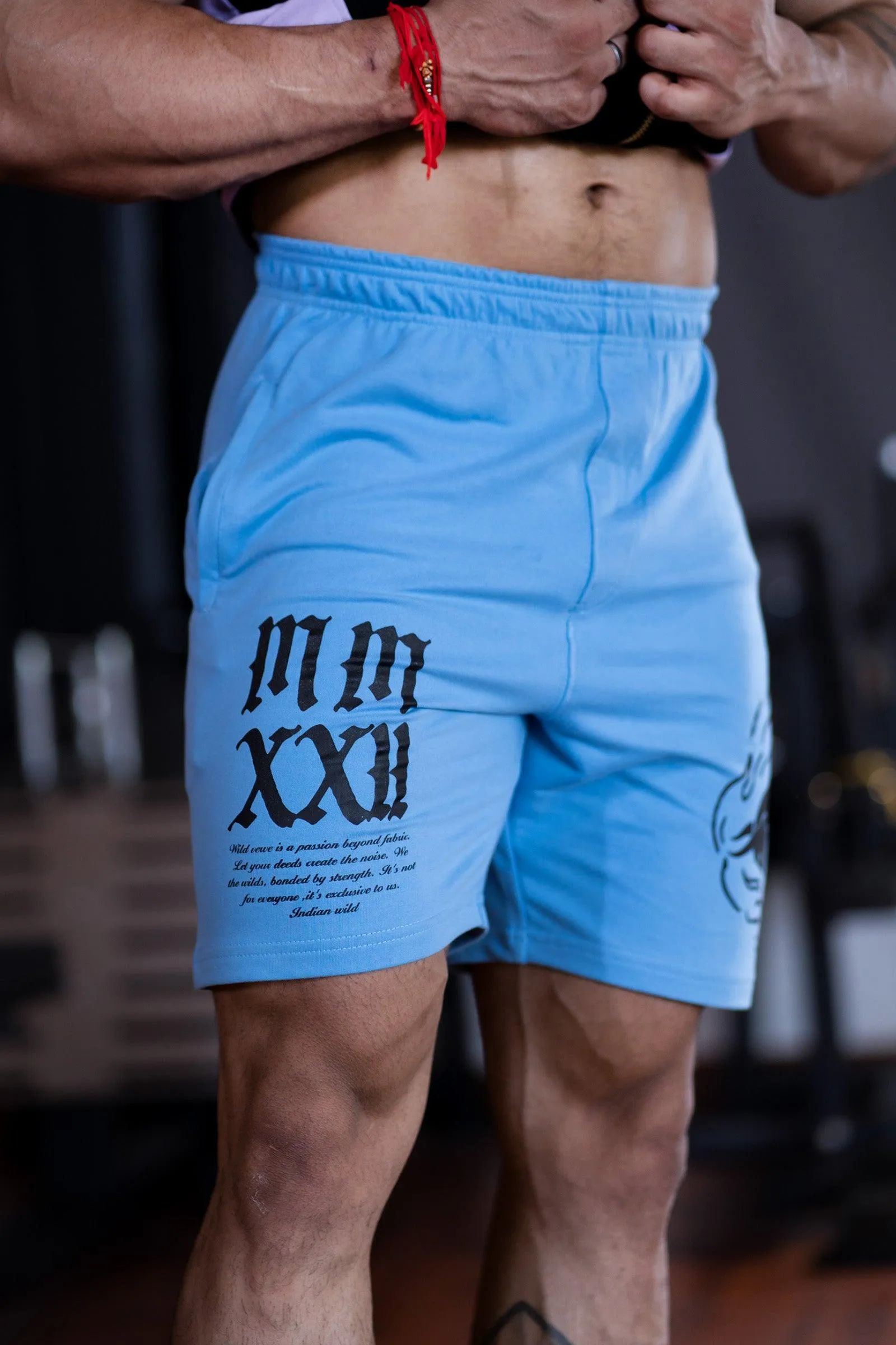 Infinity Fiery Bull Shorts (SKY BLUE)