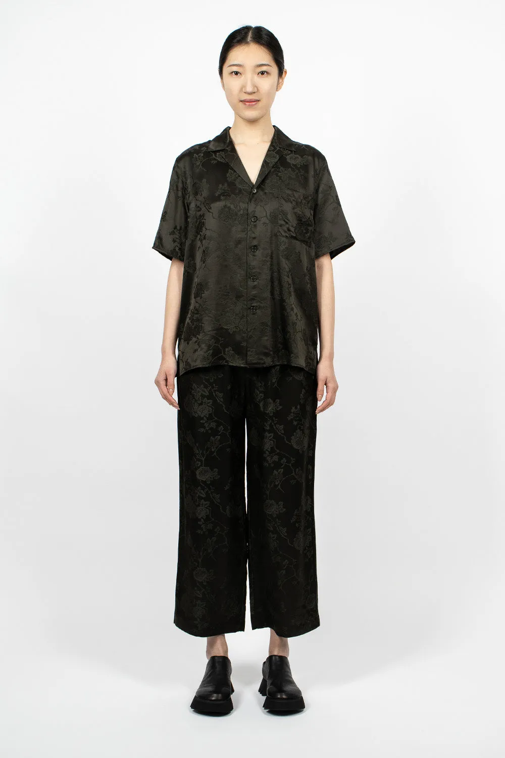 Jacquard Pull On Pant Dark Slate