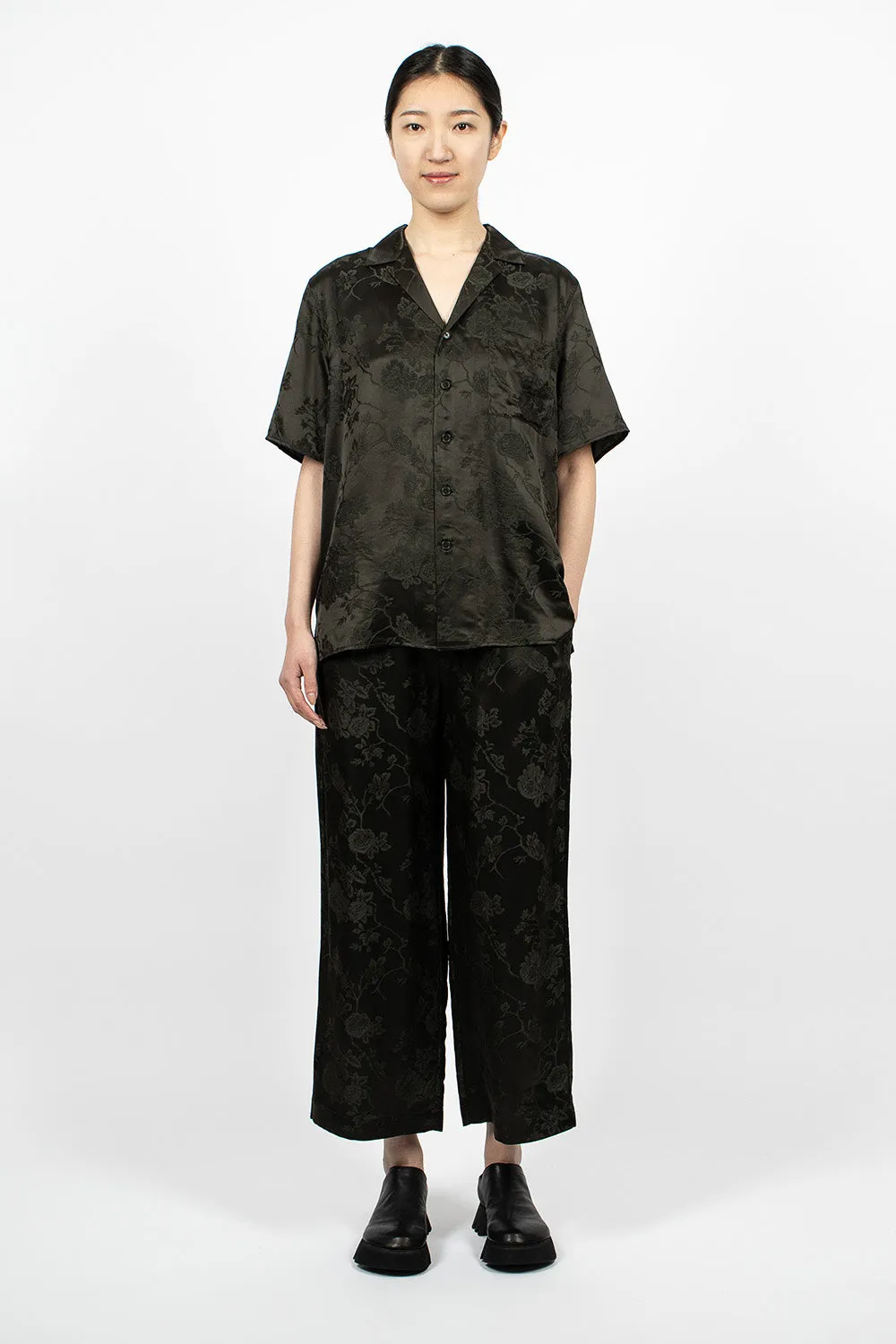 Jacquard Pull On Pant Dark Slate