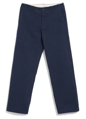 KELD | Straight Legs Work Trousers | Navy Slub