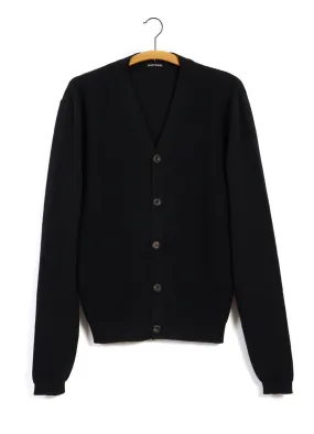 LEON | Knitted Cardigan | Black