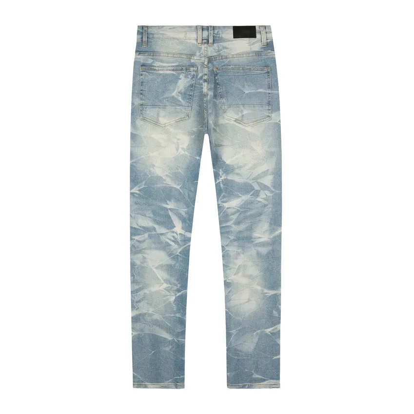 Lightning Effect Jeans - Clyde Blue