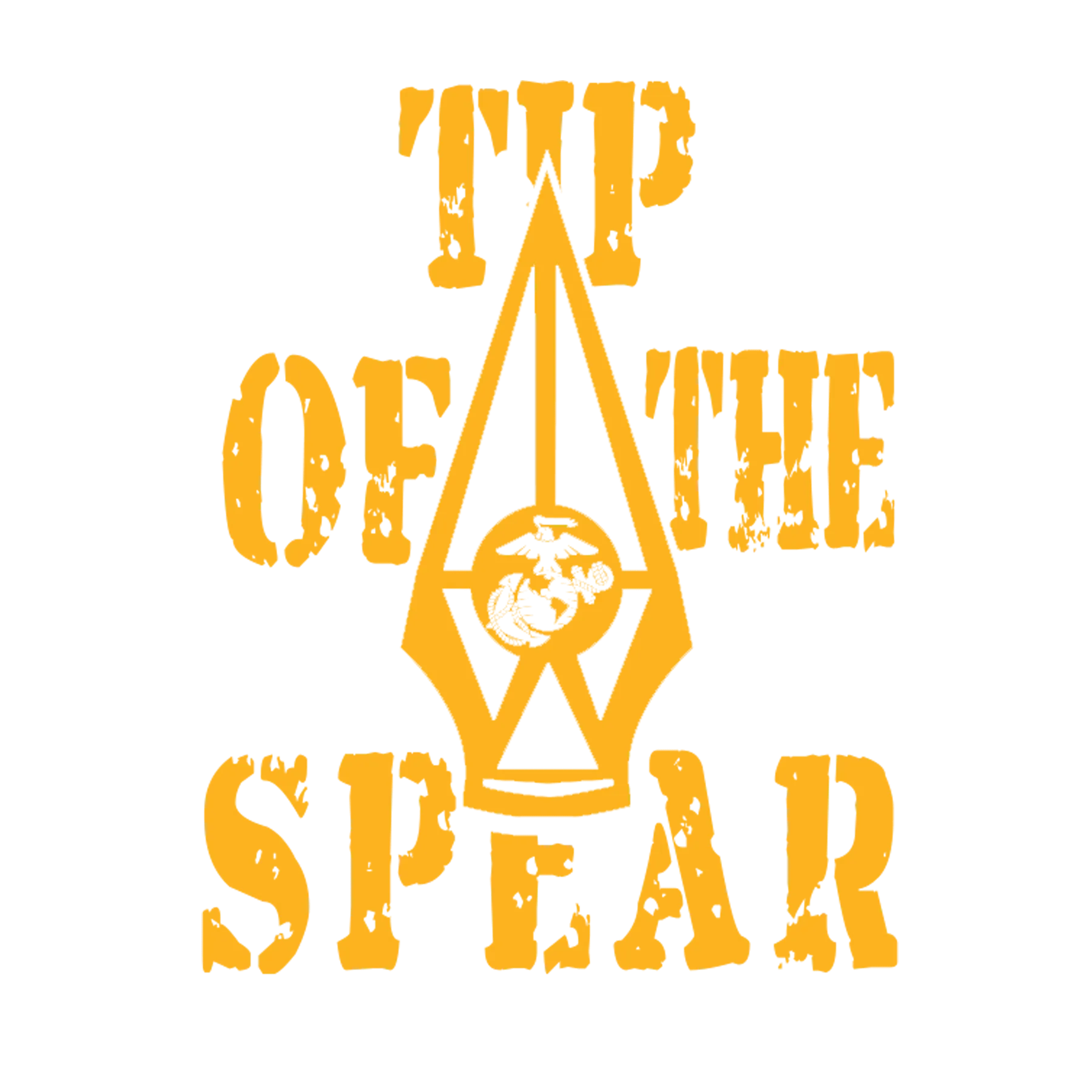 Marines Tip of The Spear 2-Sided Tee