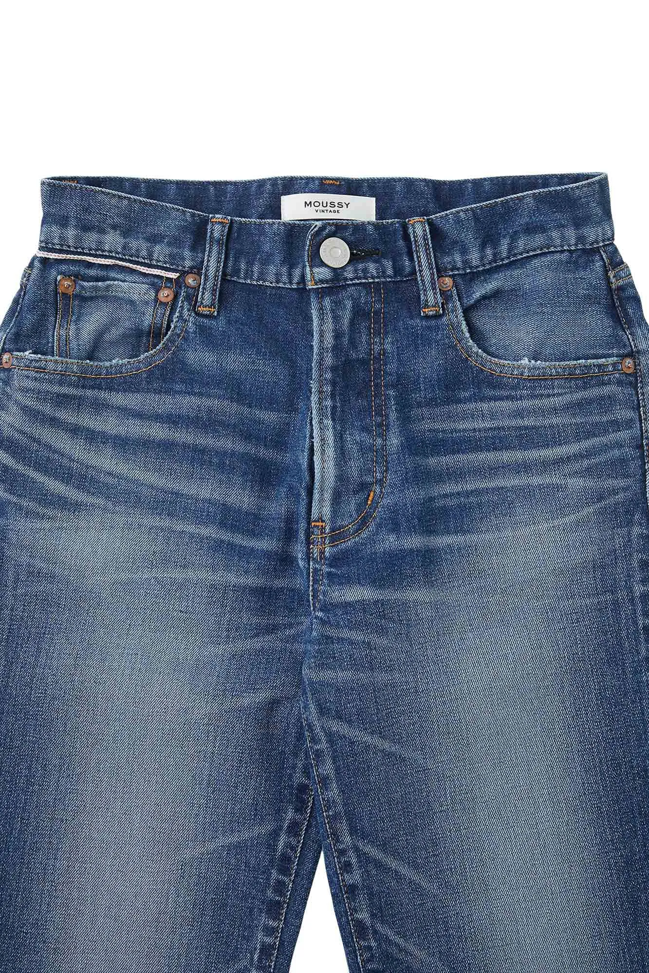 Moussy Denim Ballena Skinny High Rise in Blue