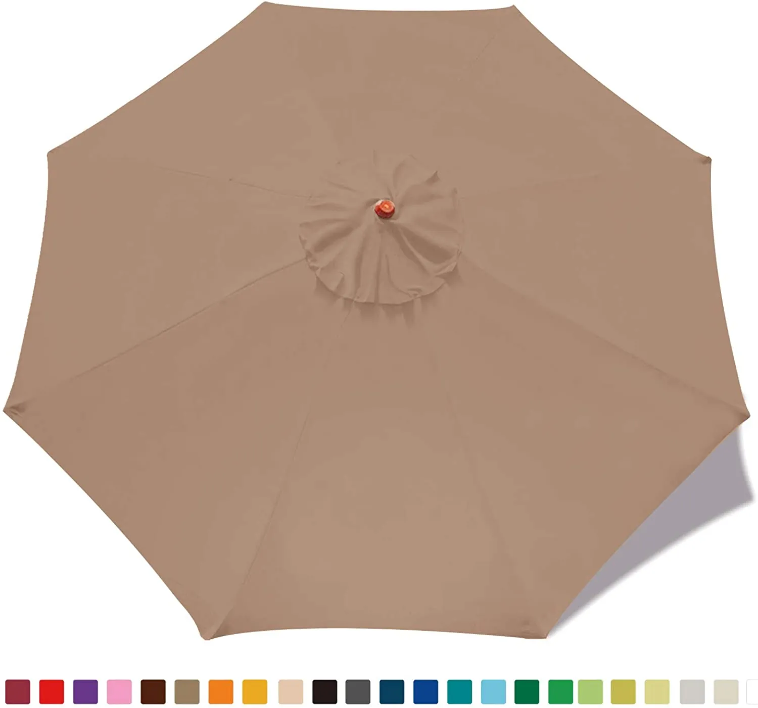 Patio Umbrella Replacement Canopy for 8 Ribs