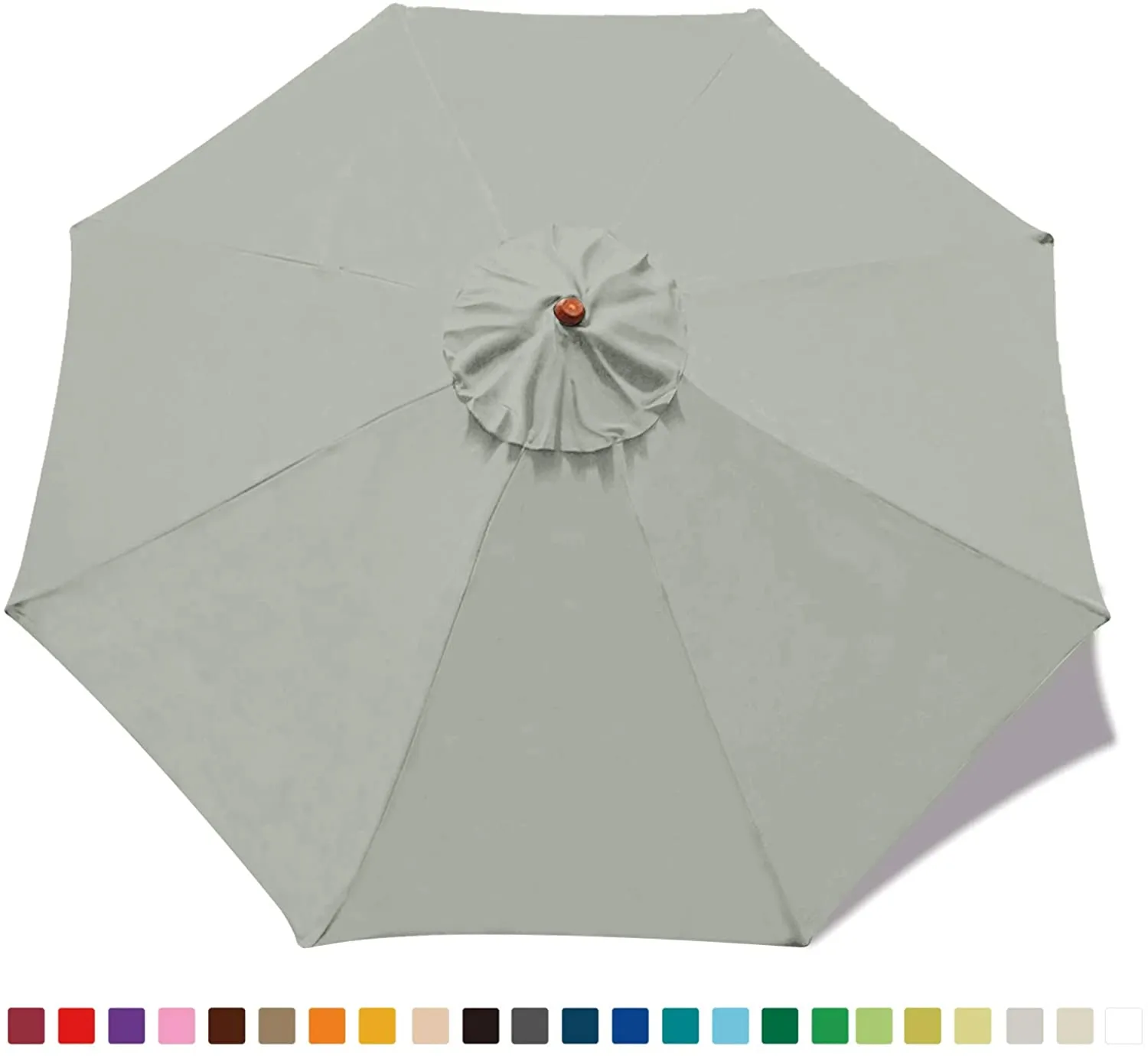 Patio Umbrella Replacement Canopy for 8 Ribs