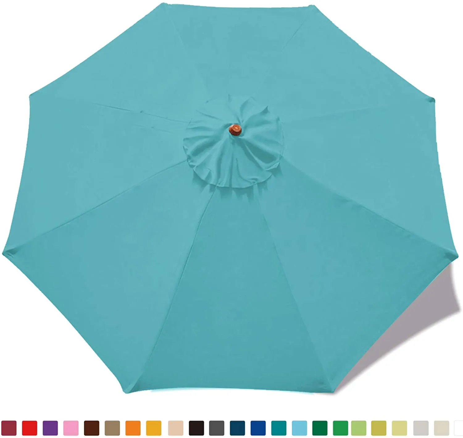 Patio Umbrella Replacement Canopy for 8 Ribs