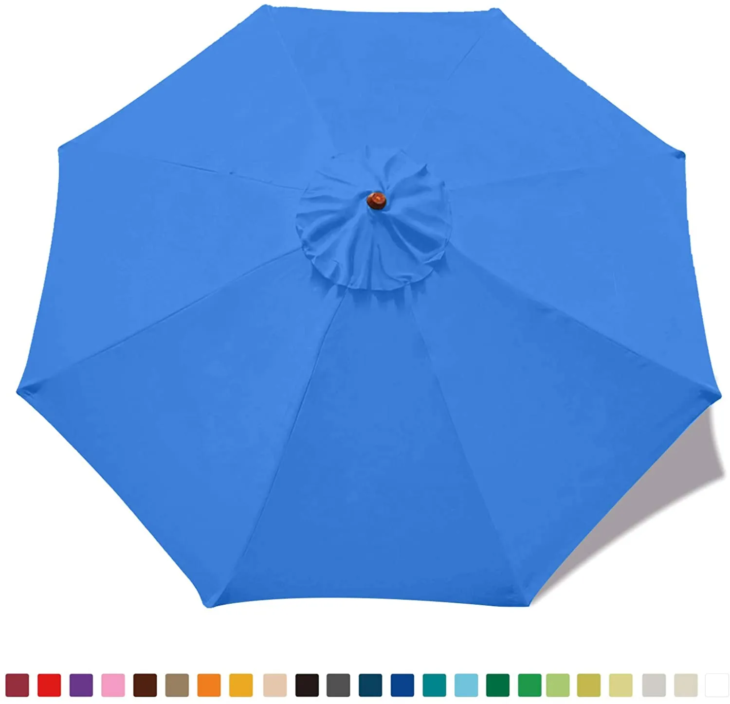 Patio Umbrella Replacement Canopy for 8 Ribs